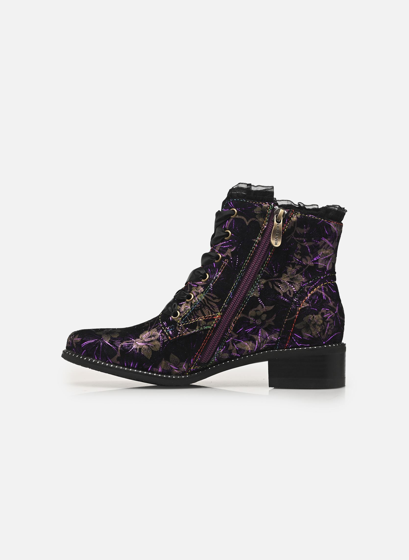 Bottines à lacets Emcmao 45 femme noir Laura Vita Bottines à lacets Emcmao 45 femme noir VIOLET