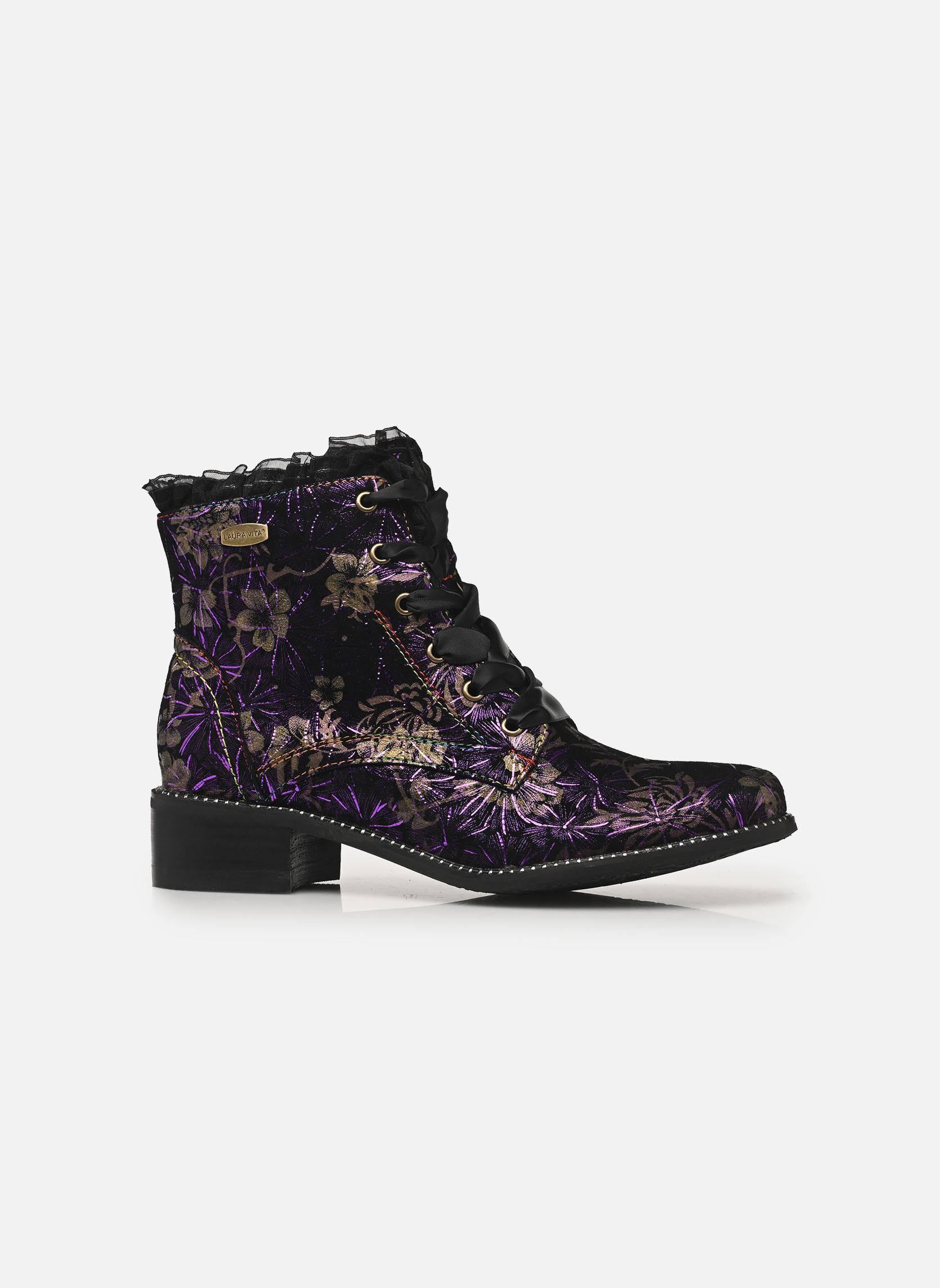 Bottines à lacets Emcmao 45 femme noir Laura Vita Bottines à lacets Emcmao 45 femme noir VIOLET