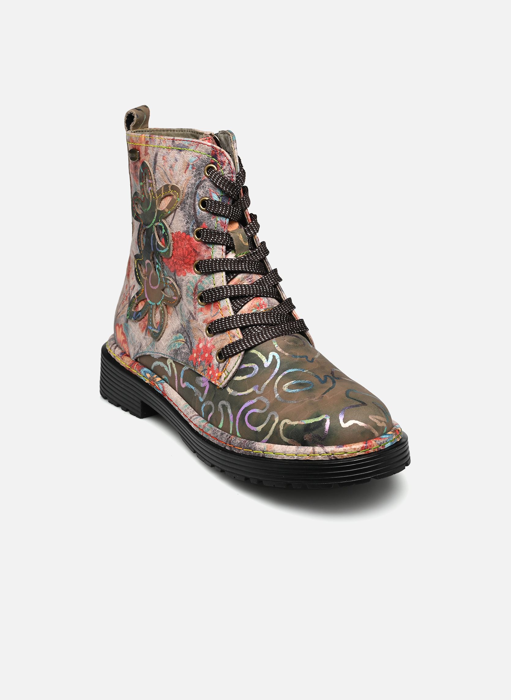 Bottines à lacets Incaso 24 femme gris Laura Vita Bottines à lacets Incaso 24 femme gris Gris