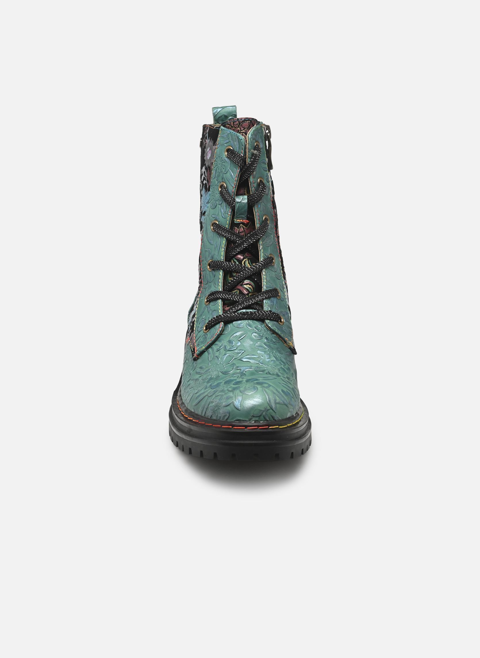 Bottines à lacets KANDYO 24 femme bleu Laura Vita Bottines à lacets KANDYO 24 femme bleu TURQUOISE