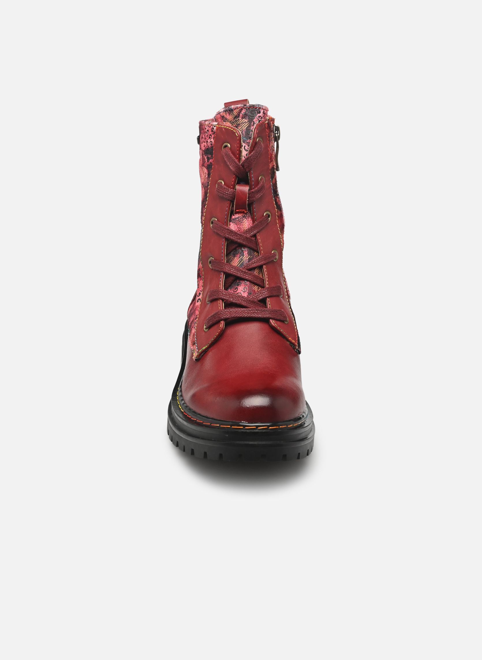 Bottines à lacets KANDYO 24 femme bordeaux Laura Vita Bottines à lacets KANDYO 24 femme bordeaux BOURGOGNE