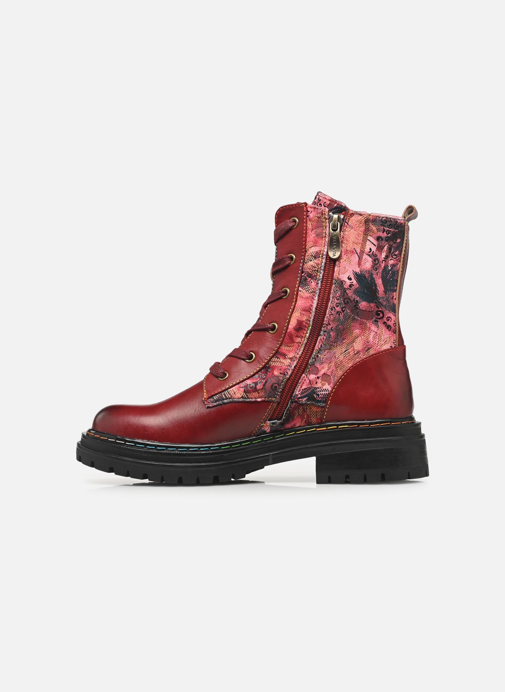 Bottines à lacets KANDYO 24 femme bordeaux Laura Vita Bottines à lacets KANDYO 24 femme bordeaux BOURGOGNE