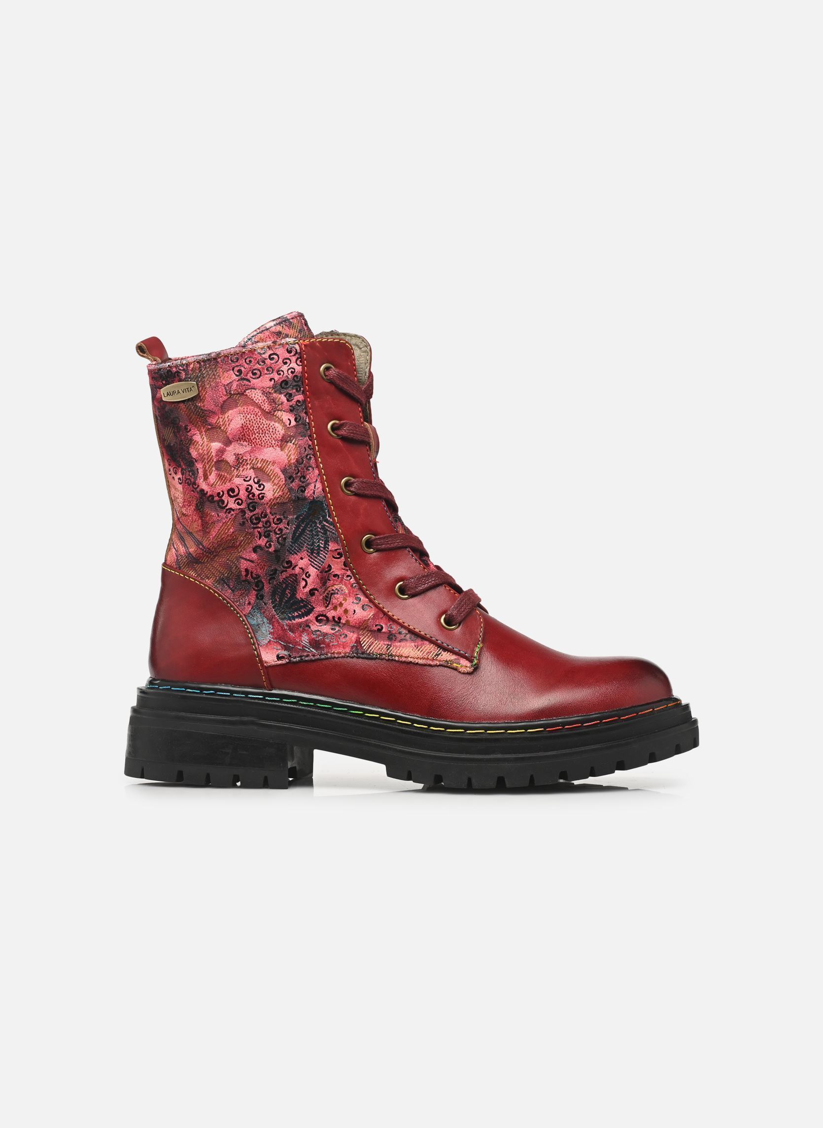 Bottines à lacets KANDYO 24 femme bordeaux Laura Vita Bottines à lacets KANDYO 24 femme bordeaux BOURGOGNE