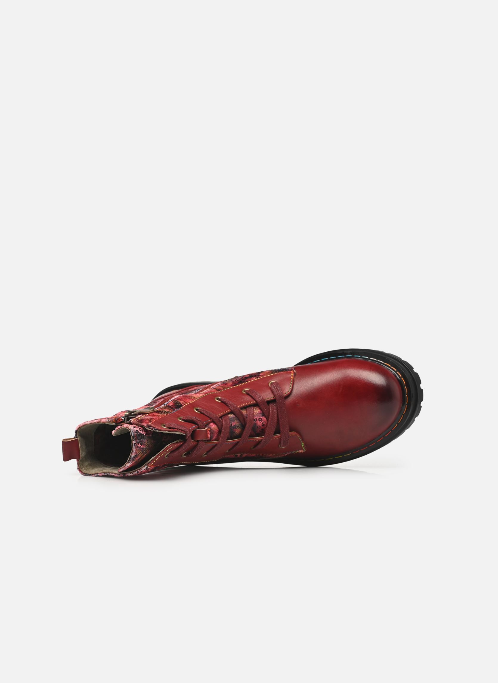 Bottines à lacets KANDYO 24 femme bordeaux Laura Vita Bottines à lacets KANDYO 24 femme bordeaux BOURGOGNE