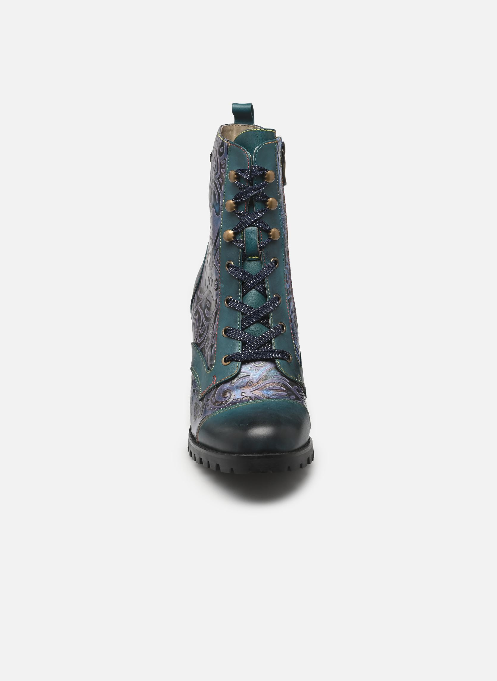 Geschnürte Stiefeletten Kateo 05 damen blau Laura Vita Geschnürte Stiefeletten Kateo 05 damen blau Bleu