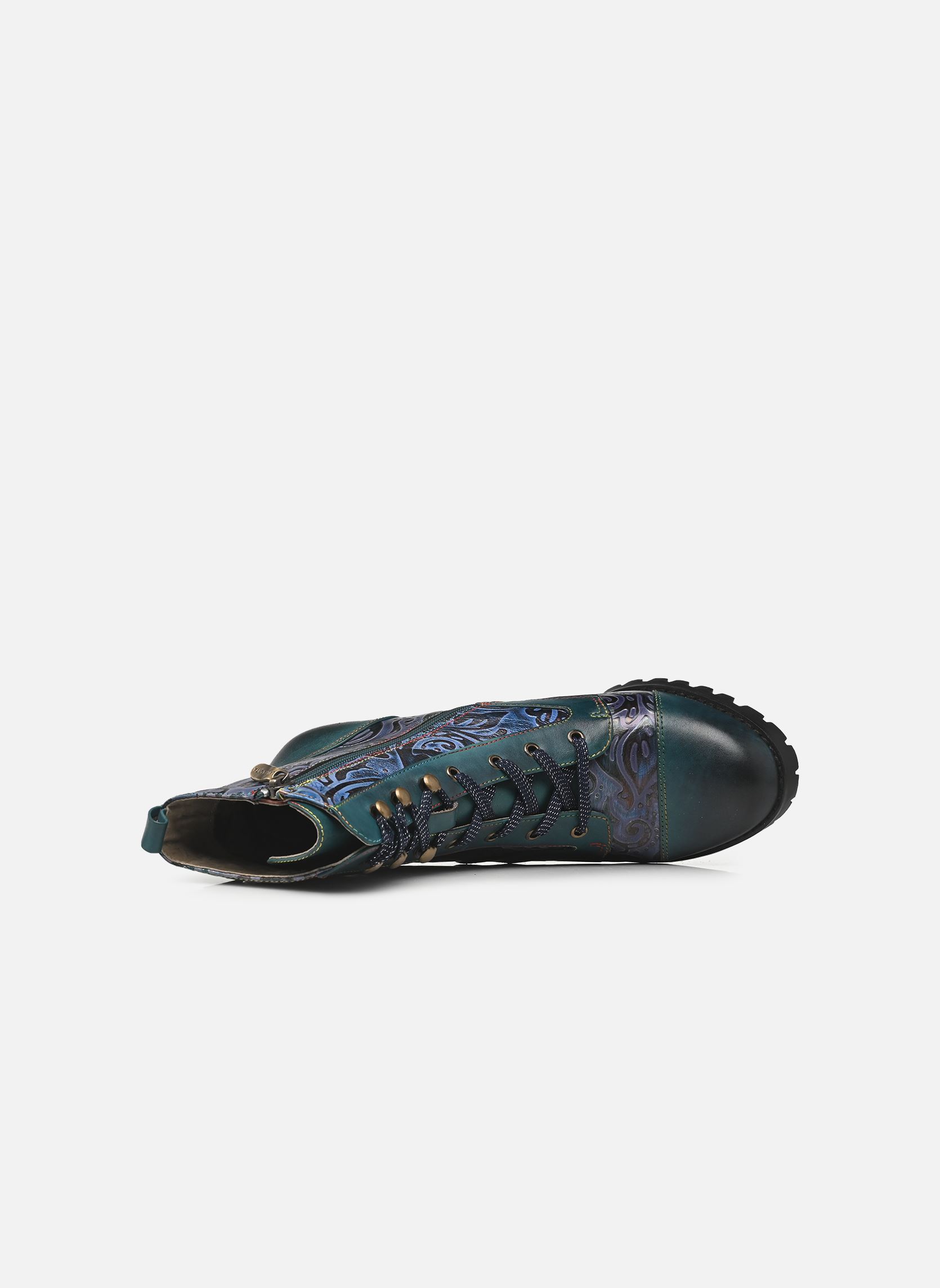 Geschnürte Stiefeletten Kateo 05 damen blau Laura Vita Geschnürte Stiefeletten Kateo 05 damen blau Bleu