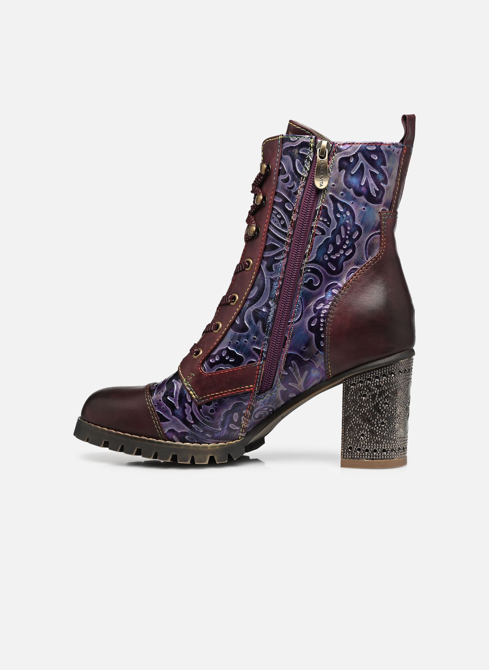 Bottines à lacets Kateo 05 femme violet Laura Vita Bottines à lacets Kateo 05 femme violet Violet