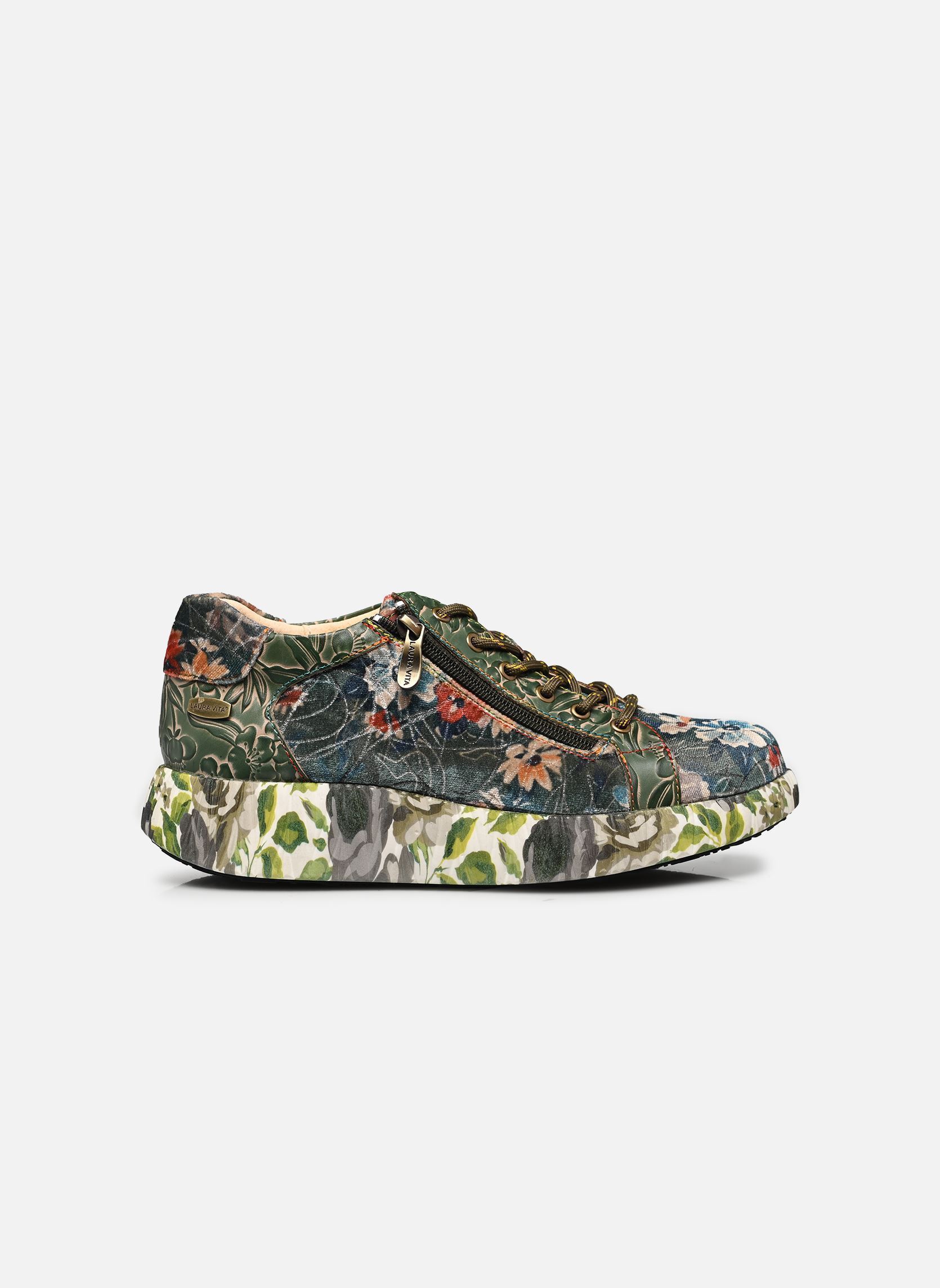 Lage sneakers NIKITO 44 dames groen Laura Vita Lage sneakers NIKITO 44 dames groen KAKI