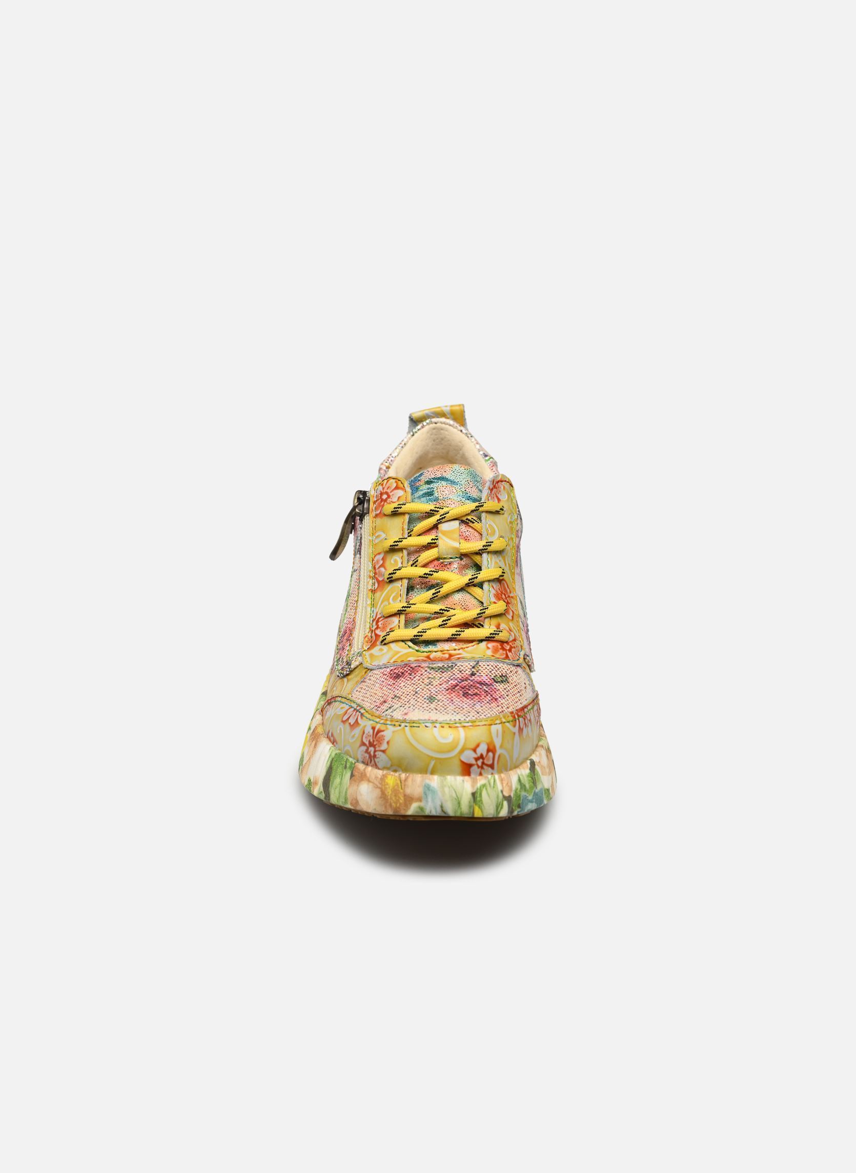 Niedrige Sneaker Nikito 62 damen gelb Laura Vita Niedrige Sneaker Nikito 62 damen gelb CITRON