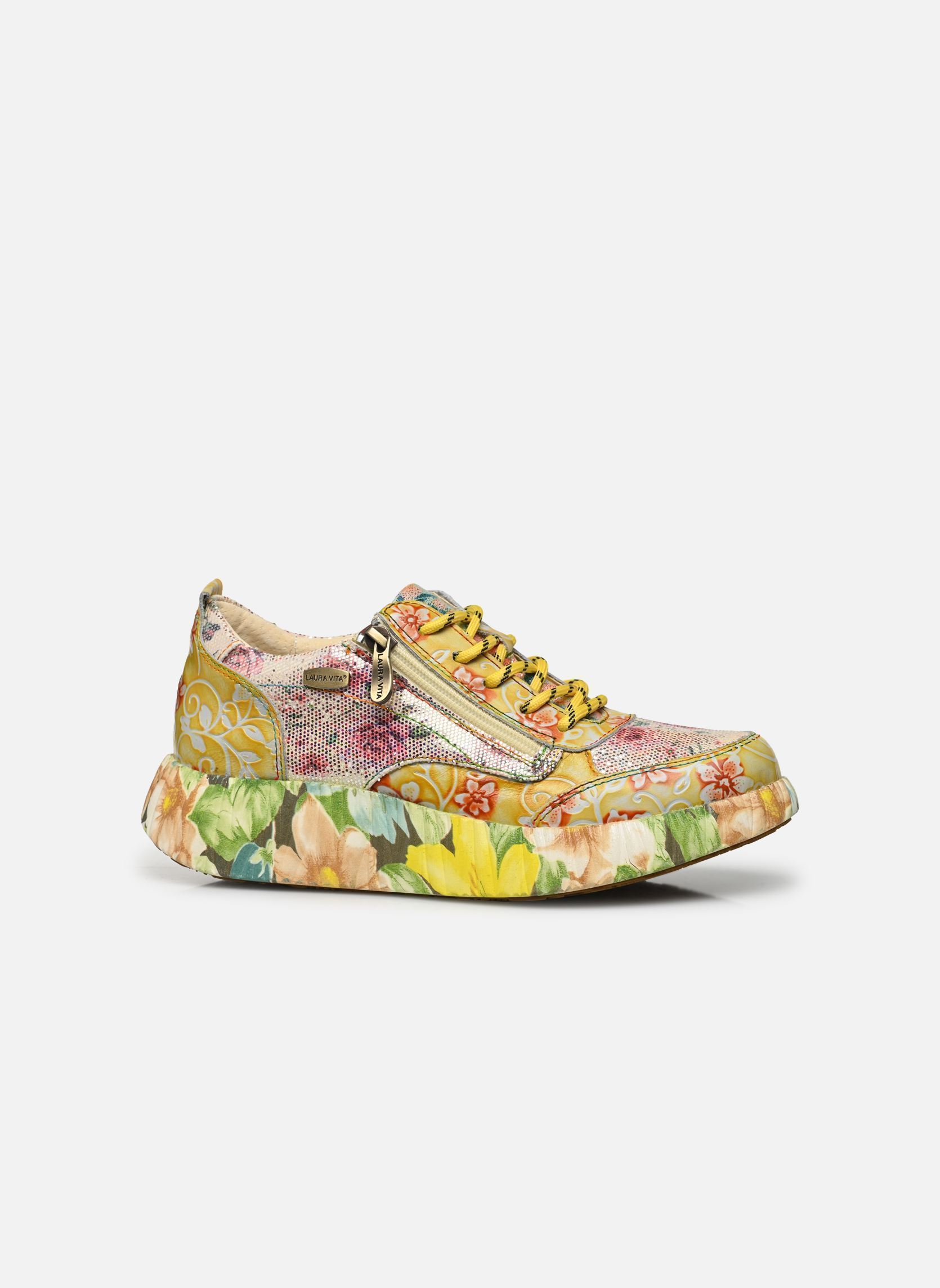 Niedrige Sneaker Nikito 62 damen gelb Laura Vita Niedrige Sneaker Nikito 62 damen gelb CITRON