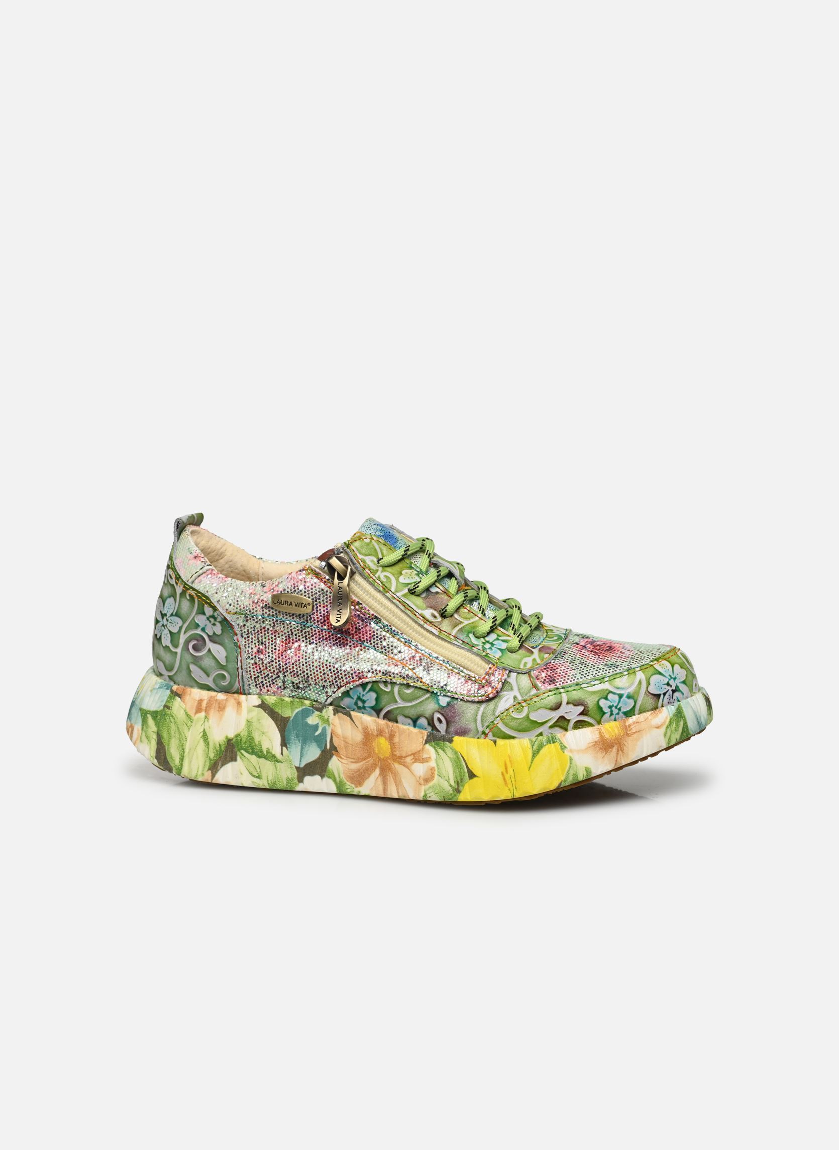 Sneakers Nikito 62 dames groen Laura Vita Sneakers Nikito 62 dames groen Anis