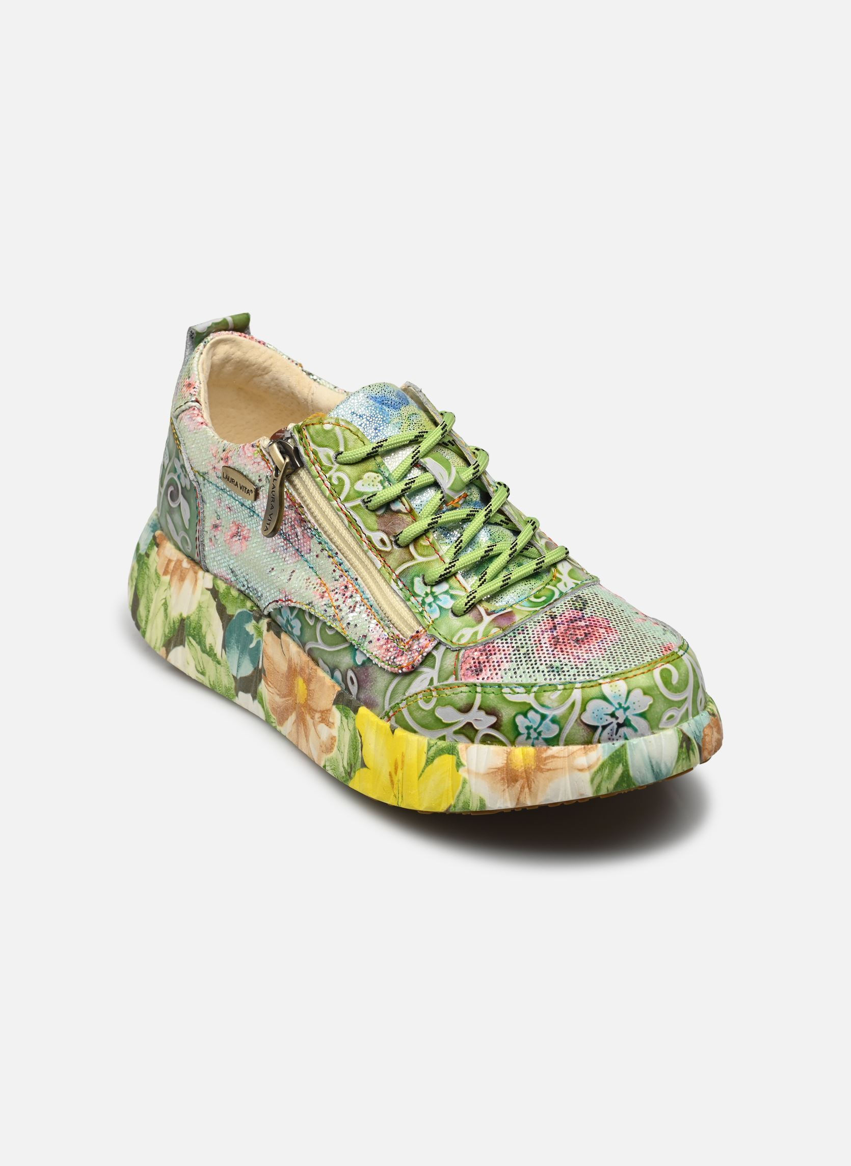 Sneakers Nikito 62 dames groen Laura Vita Sneakers Nikito 62 dames groen Anis