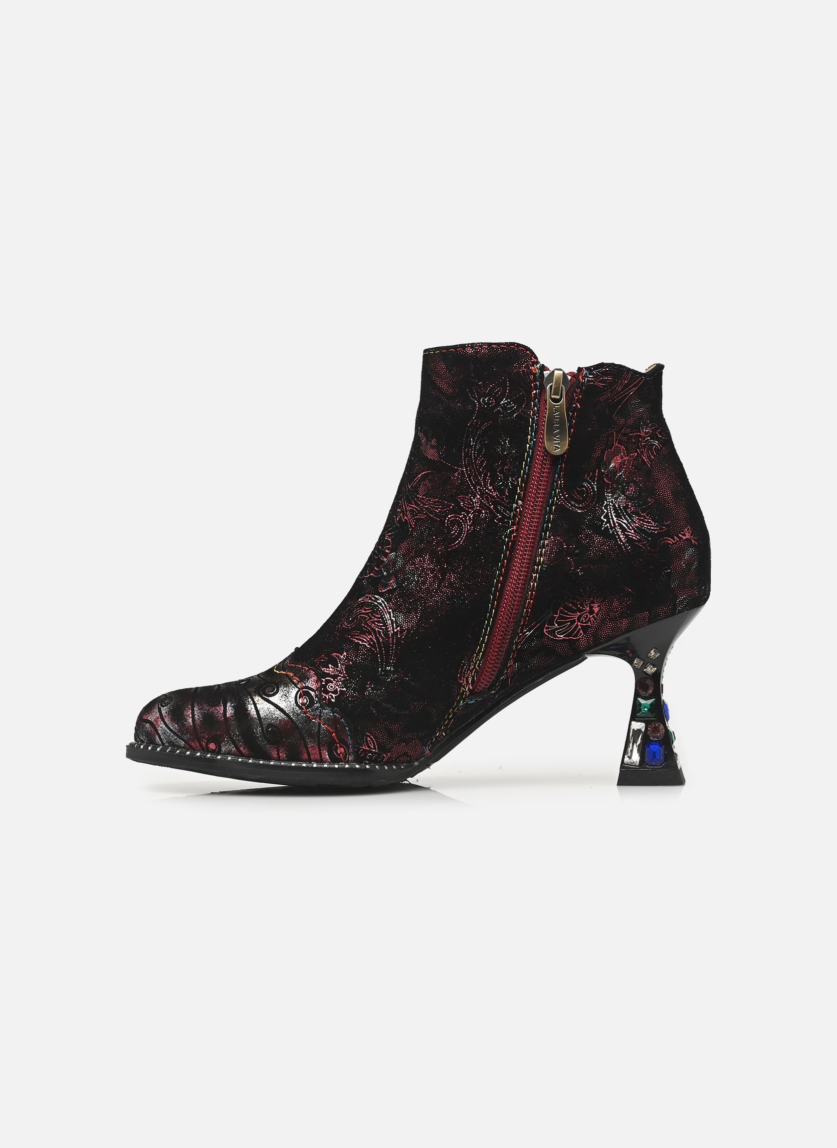 Bottines et boots Oliveo 12 femme rouge Laura Vita Bottines et boots Oliveo 12 femme rouge GRENAT