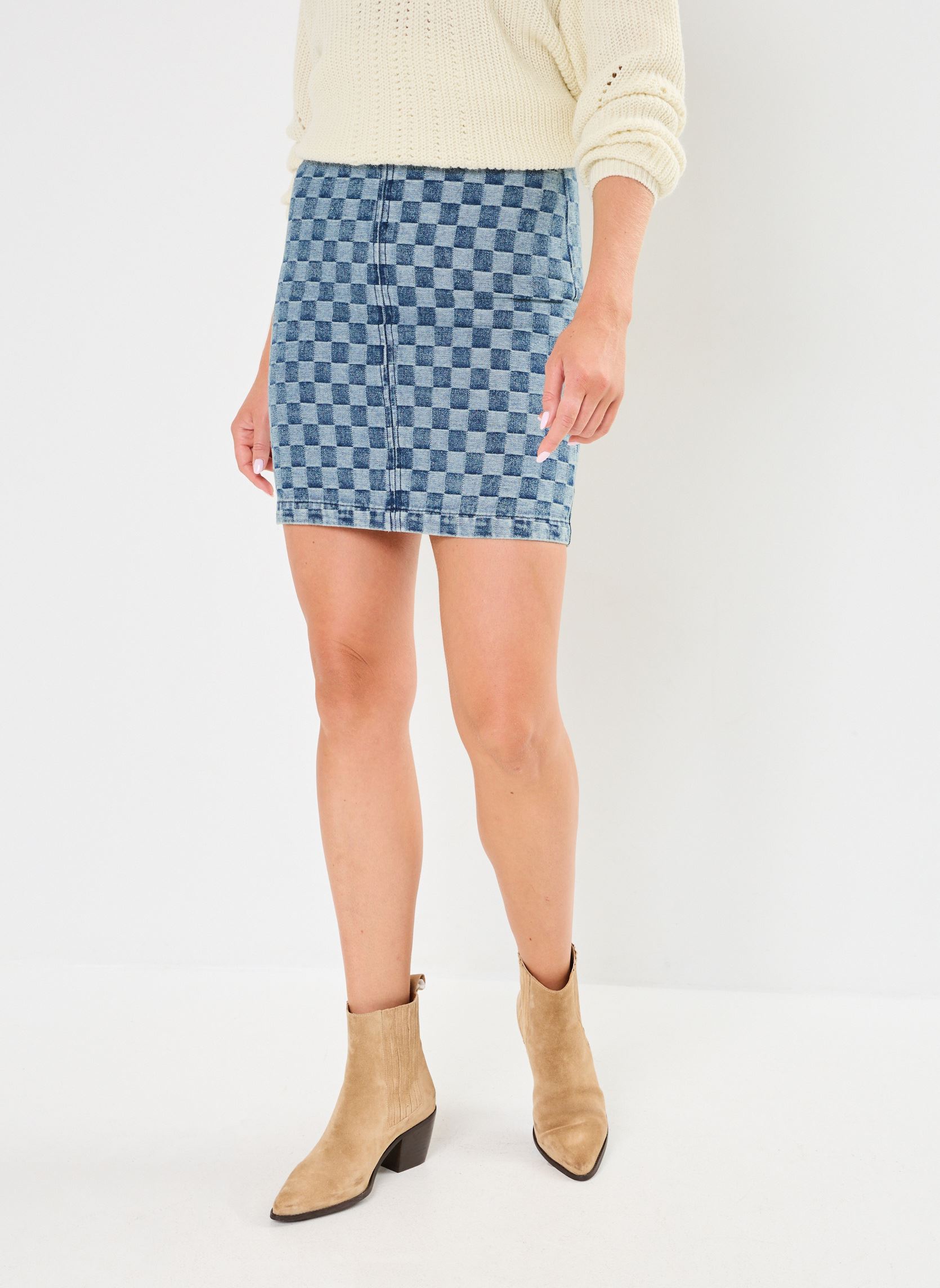 Kurze Röcke IHCHEKIE SK damen blau Ichi Kurze Röcke IHCHEKIE SK damen blau Washed blue, denim