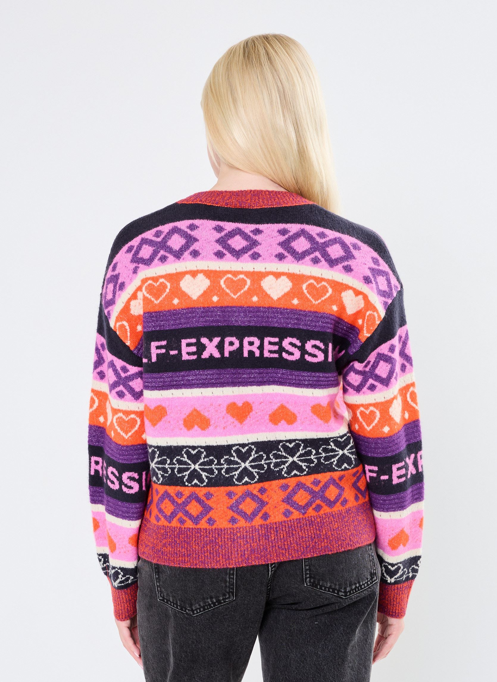 Gilets IHEDEN CA2 femme multicolore Ichi Gilets IHEDEN CA2 femme multicolore MULTI COLOR