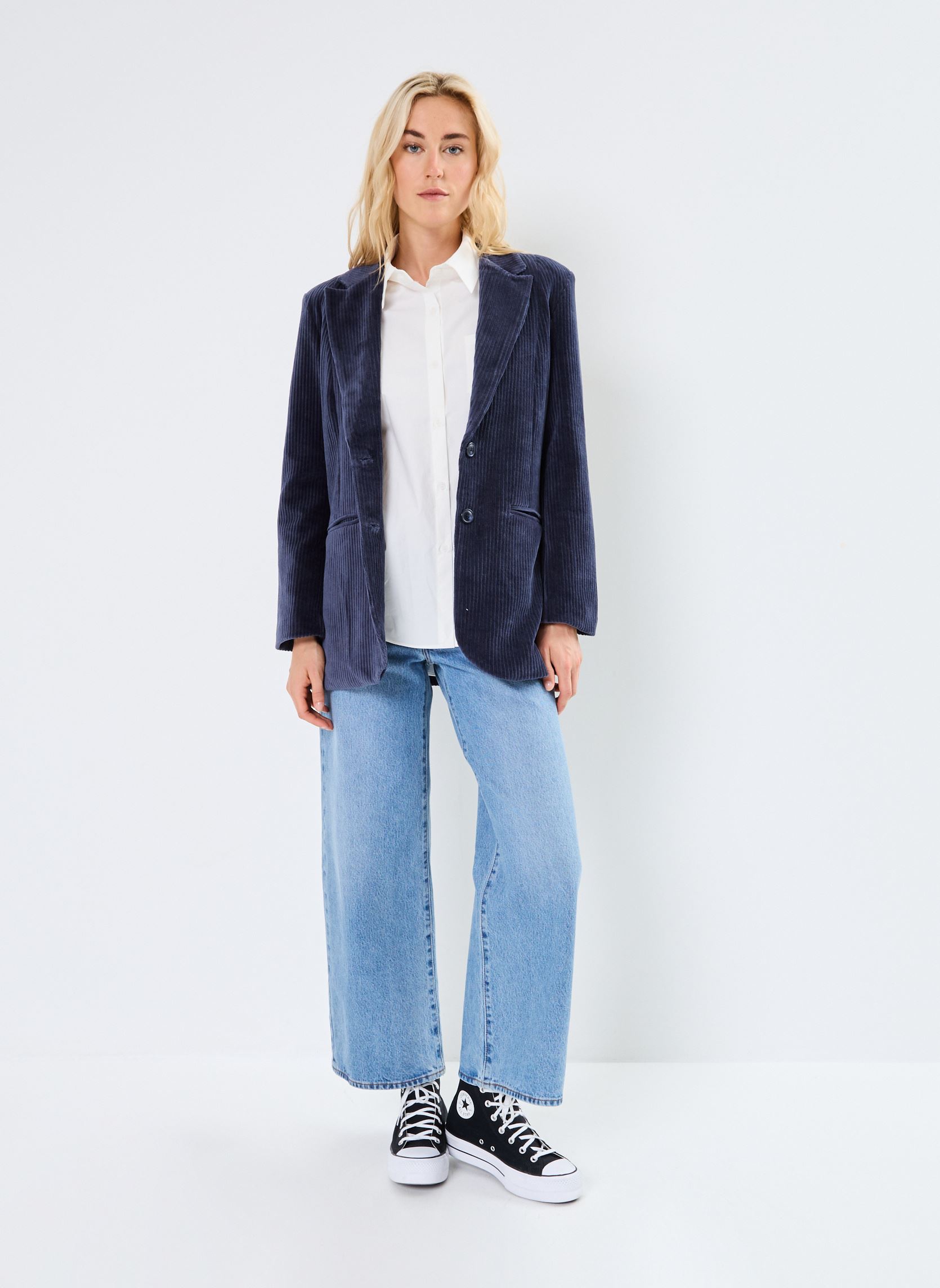 Blazer IHTAMARY BL dames grijs Ichi Blazer IHTAMARY BL dames grijs Total Eclipse