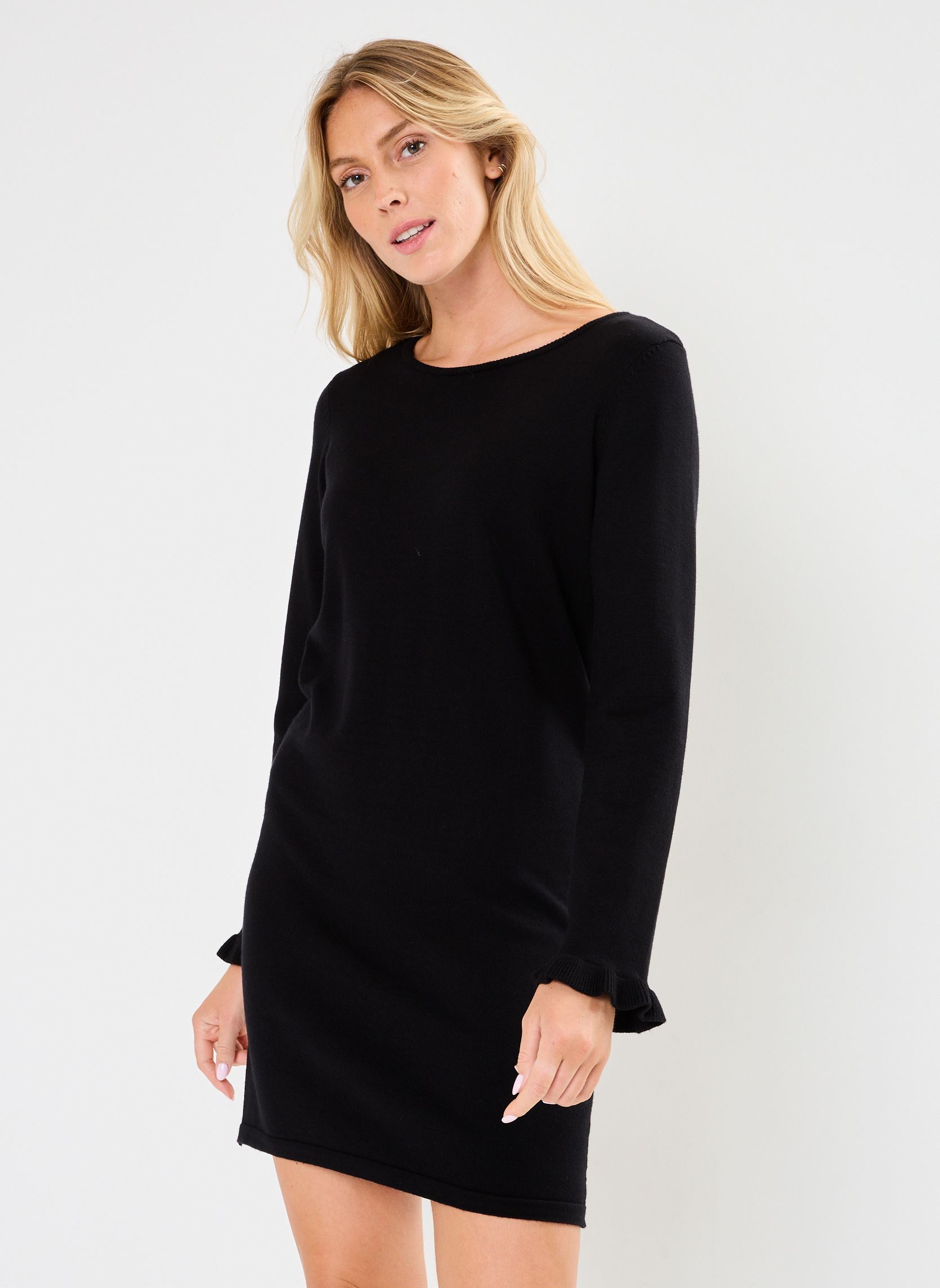 Kleider IHVIRELLE DR damen schwarz Ichi Kleider IHVIRELLE DR damen schwarz BLACK
