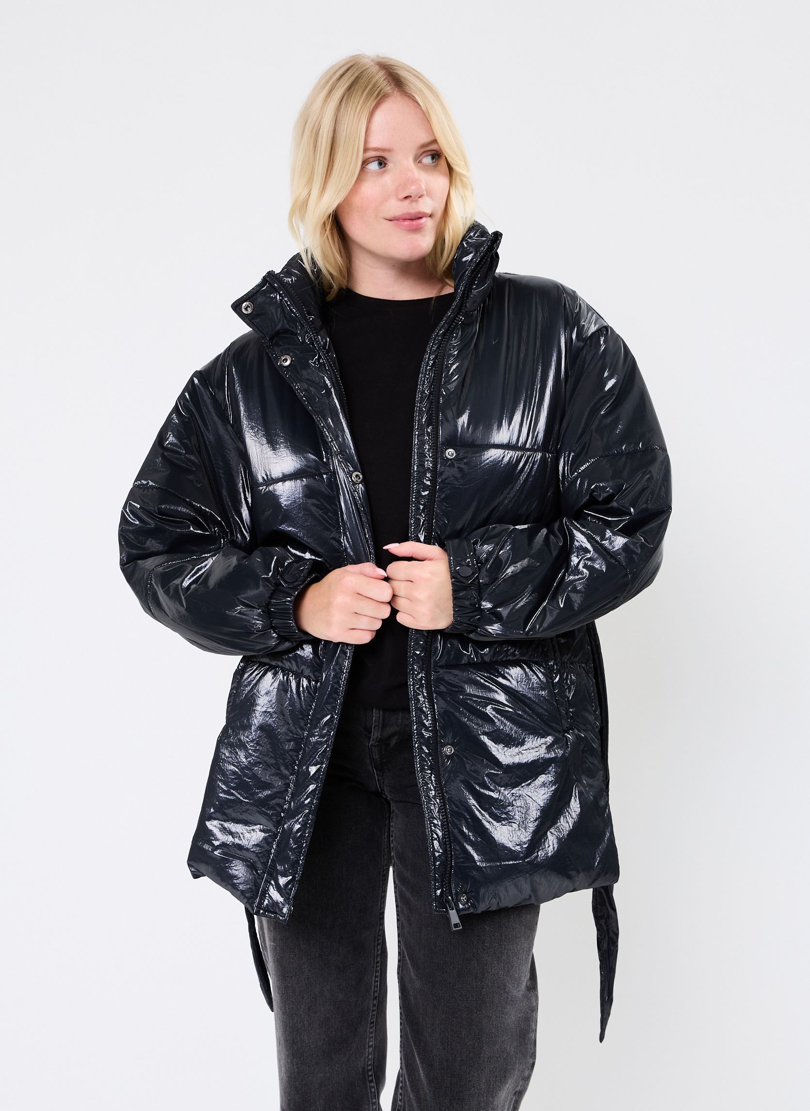 Doudounes IHHITANA JA femme bleu Ichi Doudounes IHHITANA JA femme bleu Dark Navy