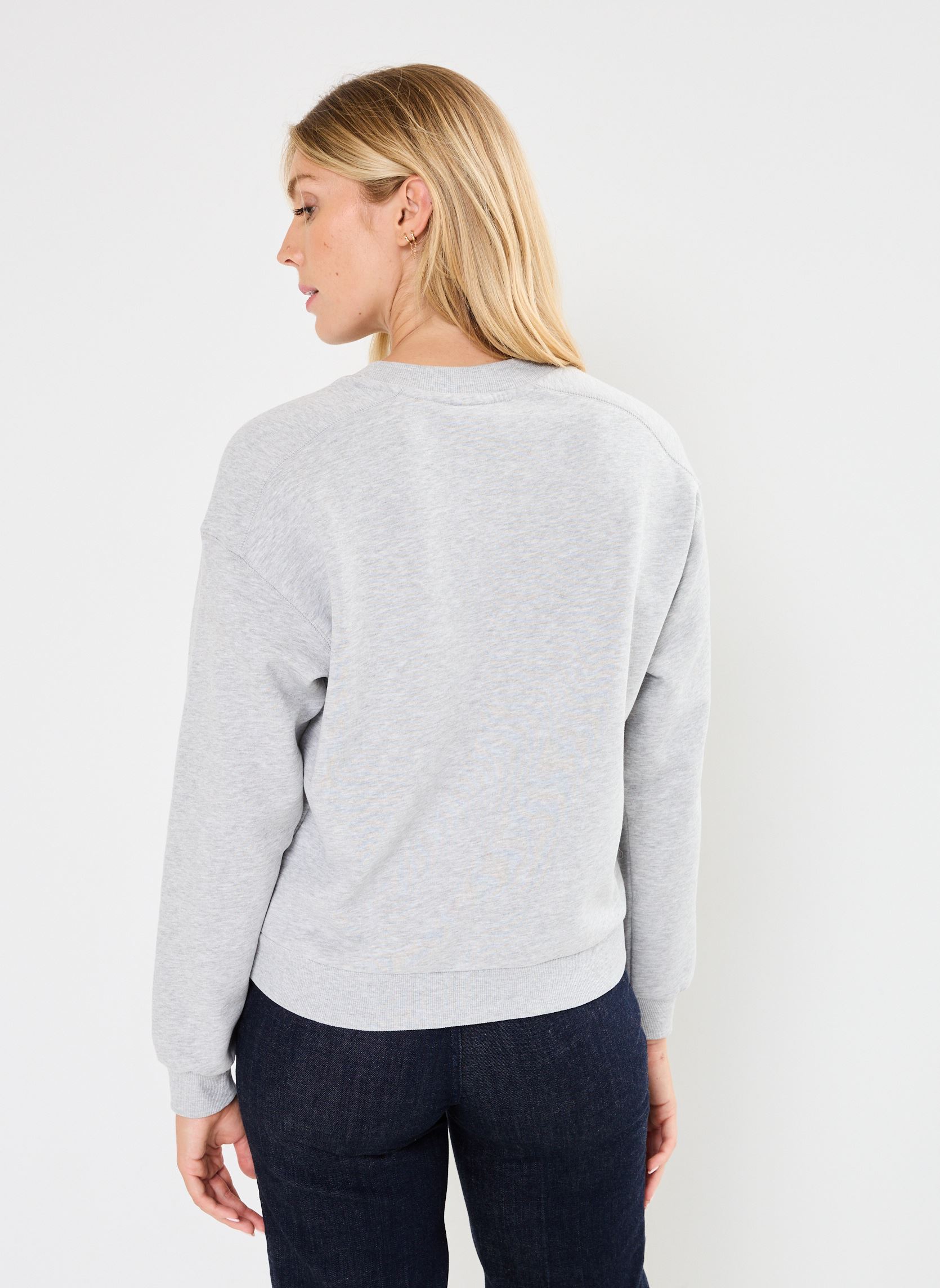 Sweatshirts IHBELA BRUSHED SW2 damen grau Ichi Sweatshirts IHBELA BRUSHED SW2 damen grau Grey Melange