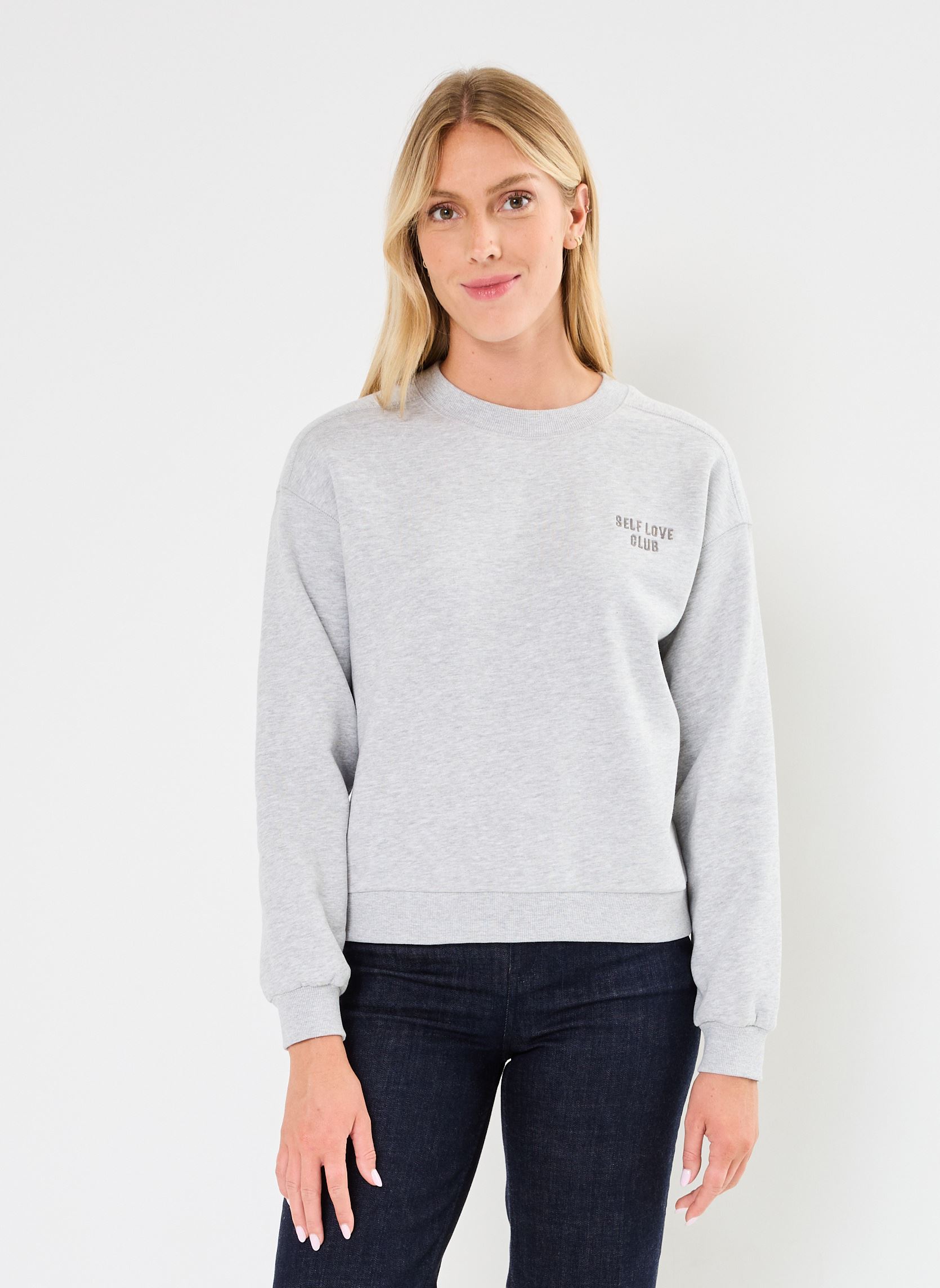 Sweatshirts IHBELA BRUSHED SW2 damen grau Ichi Sweatshirts IHBELA BRUSHED SW2 damen grau Grey Melange