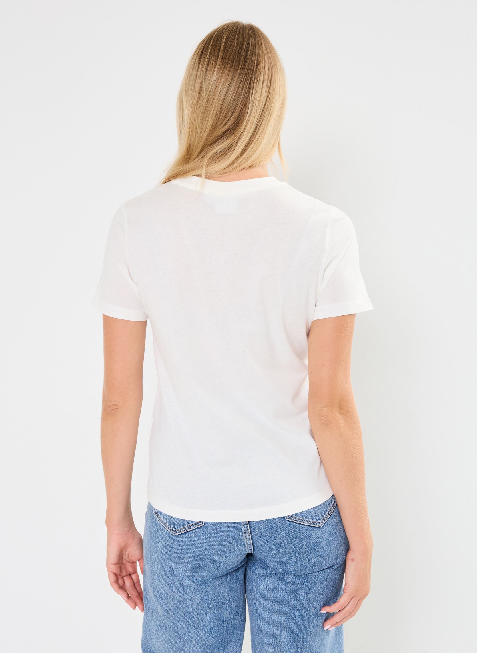 Tee-shirts manches courtes IHCAMINO SS22 femme blanc Ichi Tee-shirts manches courtes IHCAMINO SS22 femme blanc Cloud Dancer