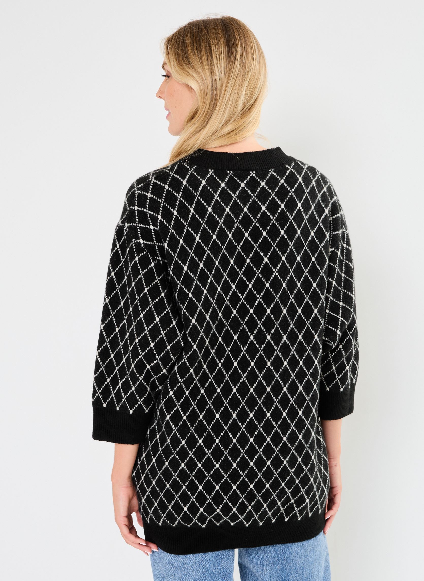 Pullover IHALVINO MS damen schwarz Ichi Pullover IHALVINO MS damen schwarz Black