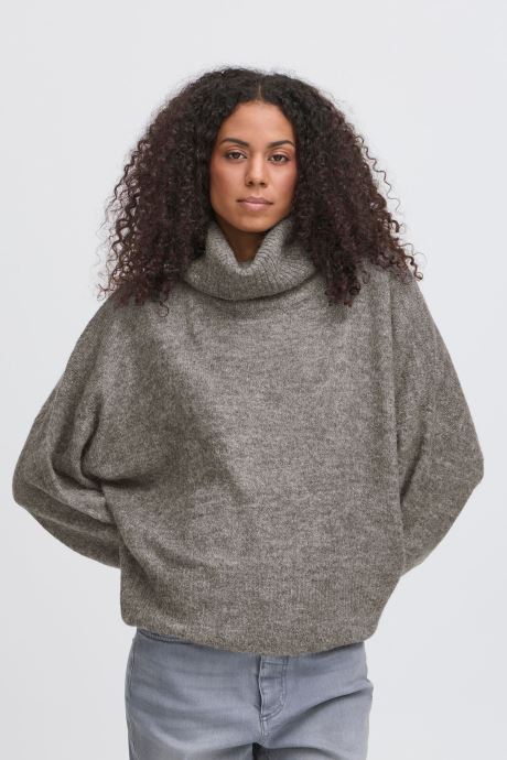Ichi Pulls IHKAMARA RN2 femme gris