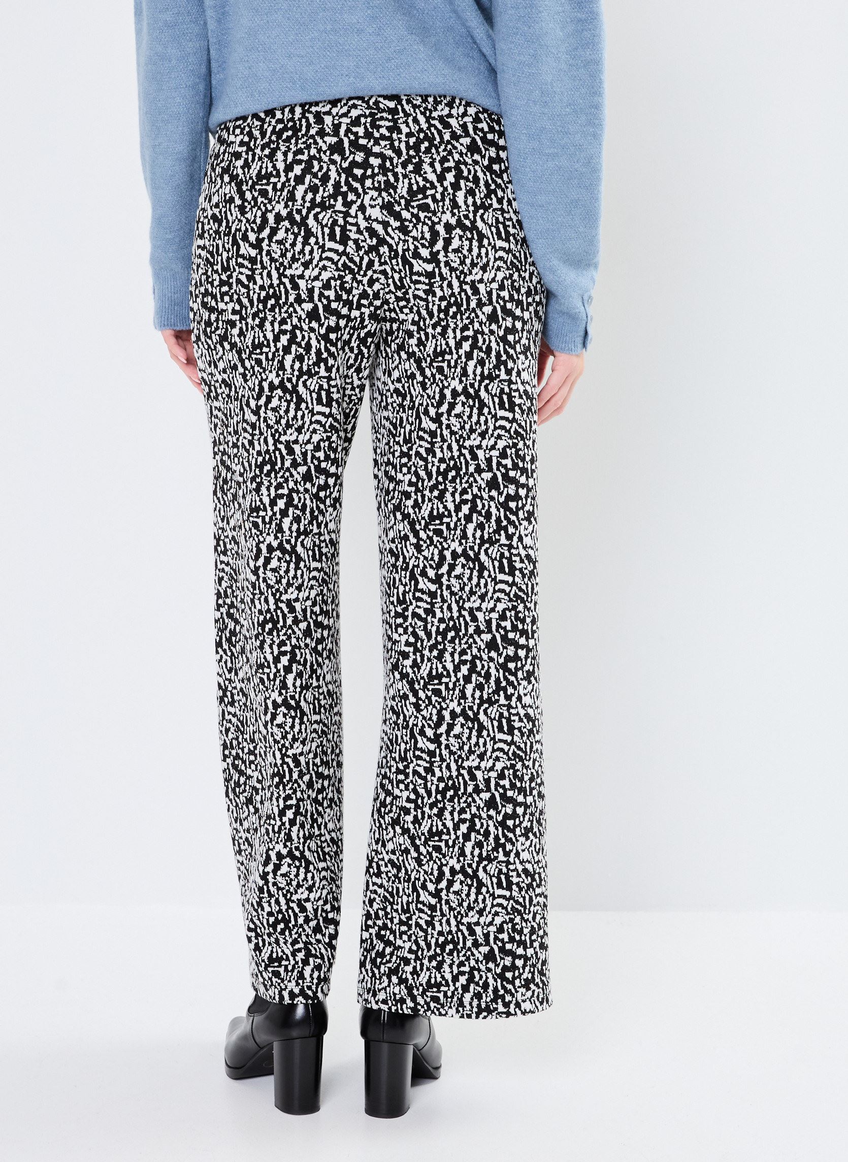 Pantalons larges IHOELLY PA femme noir Ichi Pantalons larges IHOELLY PA femme noir BLACK