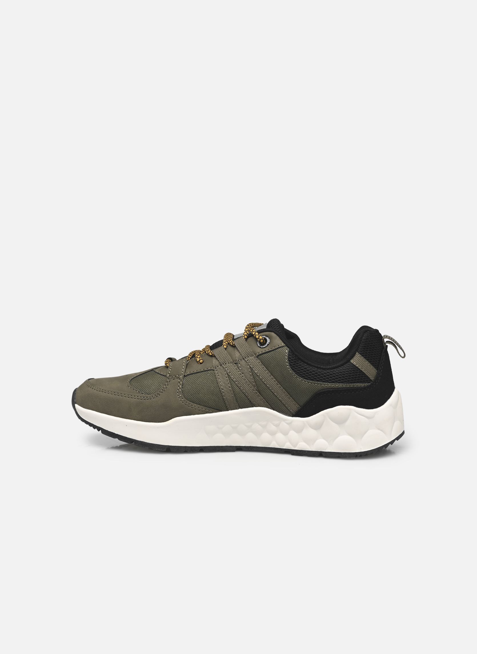 Baskets JFWWARRICK COMBO SNEAKER homme vert Jack & Jones Baskets JFWWARRICK COMBO SNEAKER homme vert Olive night