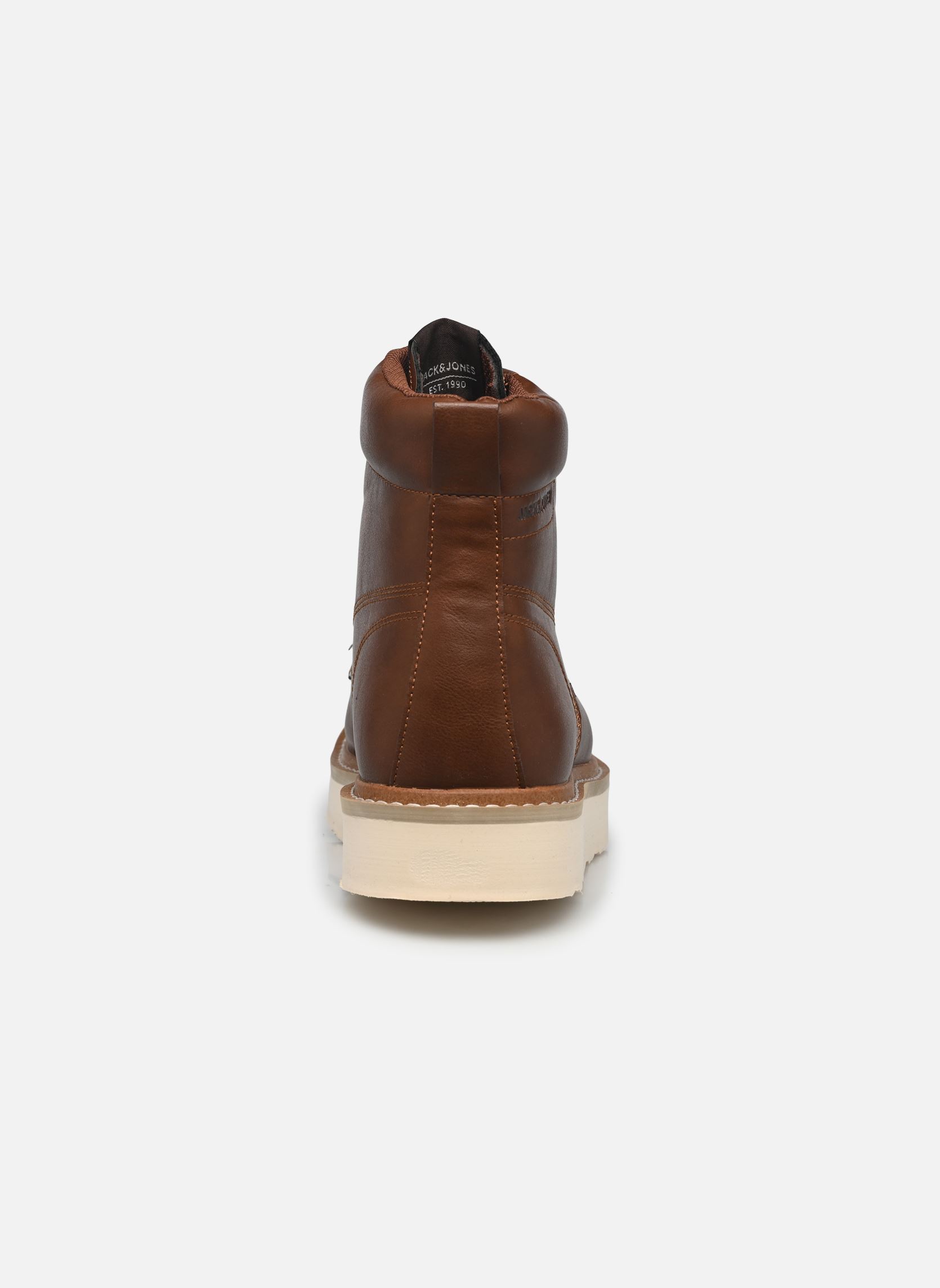 Botines con cordones JFWARCHWAY PU MOC BOOT hombre marrón Jack & Jones Botines con cordones JFWARCHWAY PU MOC BOOT hombre marrón Cognac