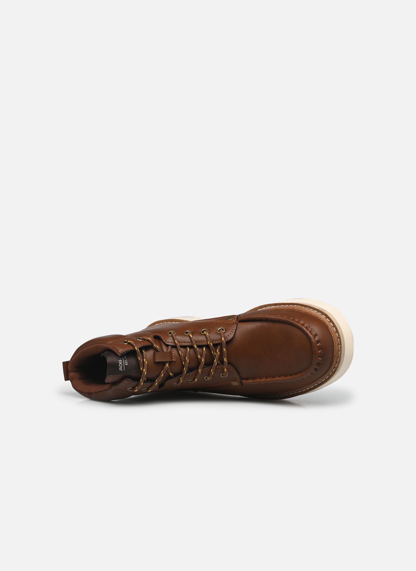 Botines con cordones JFWARCHWAY PU MOC BOOT hombre marrón Jack & Jones Botines con cordones JFWARCHWAY PU MOC BOOT hombre marrón Cognac