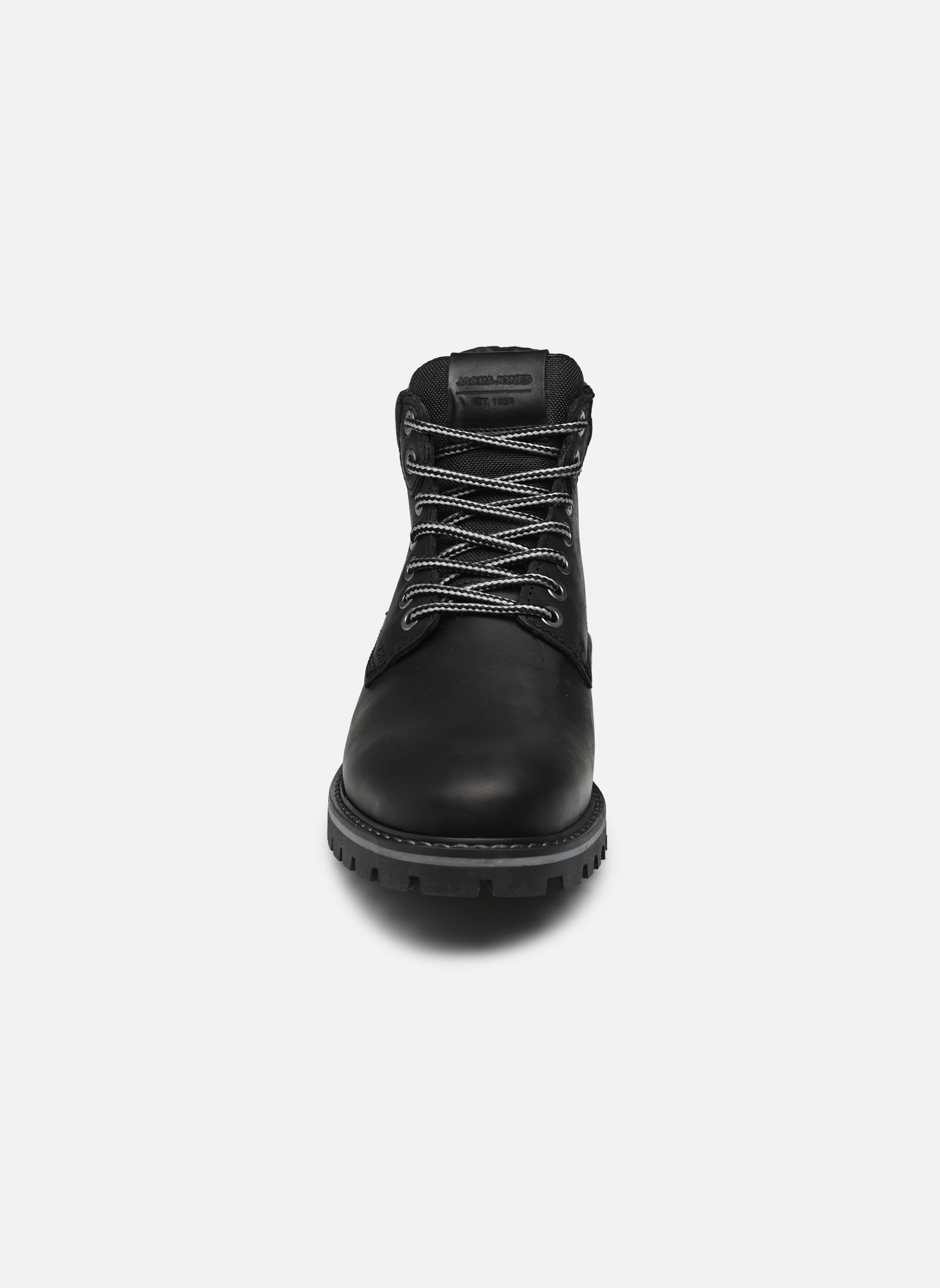 Bottines et bottes JFWQUEENSWAY LEATHER BOOT SN homme gris Jack & Jones Bottines et bottes JFWQUEENSWAY LEATHER BOOT SN homme gris Anthracite