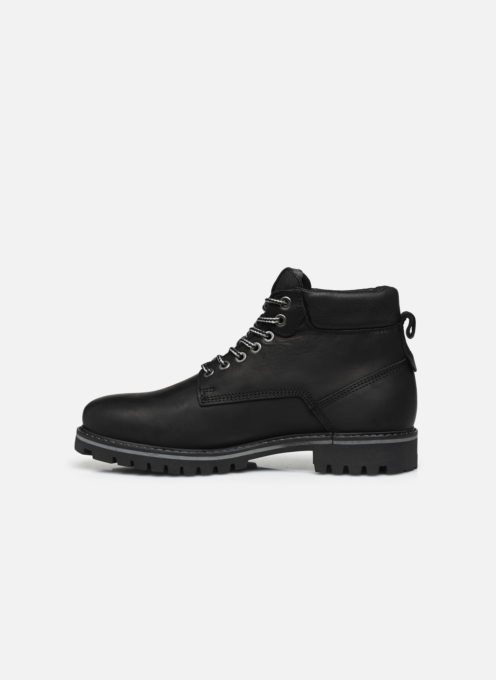 Bottines et bottes JFWQUEENSWAY LEATHER BOOT SN homme gris Jack & Jones Bottines et bottes JFWQUEENSWAY LEATHER BOOT SN homme gris Anthracite