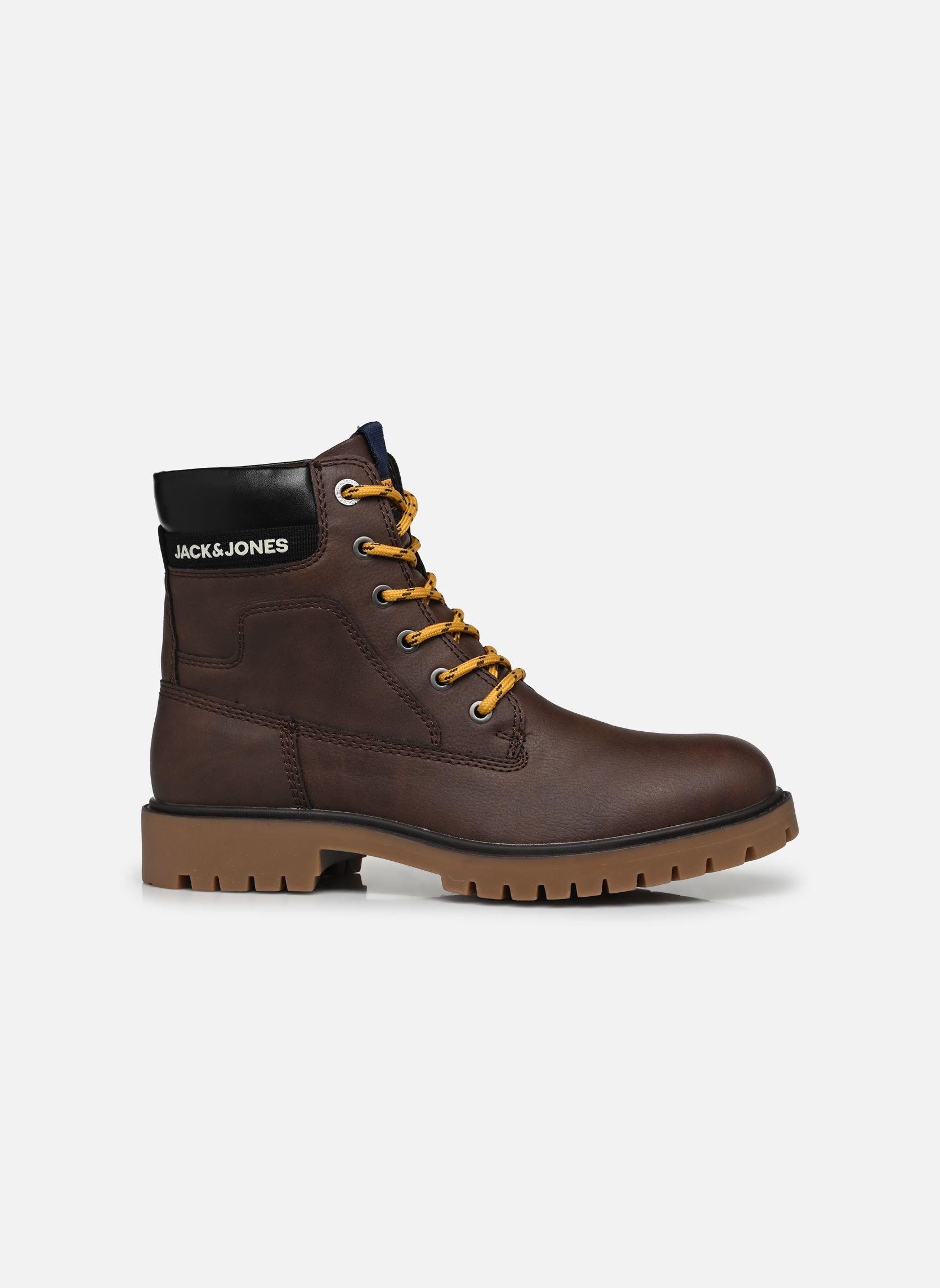 Geschnürte Stiefeletten JFWFINIUS PU NUBUCK BOOT IT herren braun Jack & Jones Geschnürte Stiefeletten JFWFINIUS PU NUBUCK BOOT IT herren braun Java