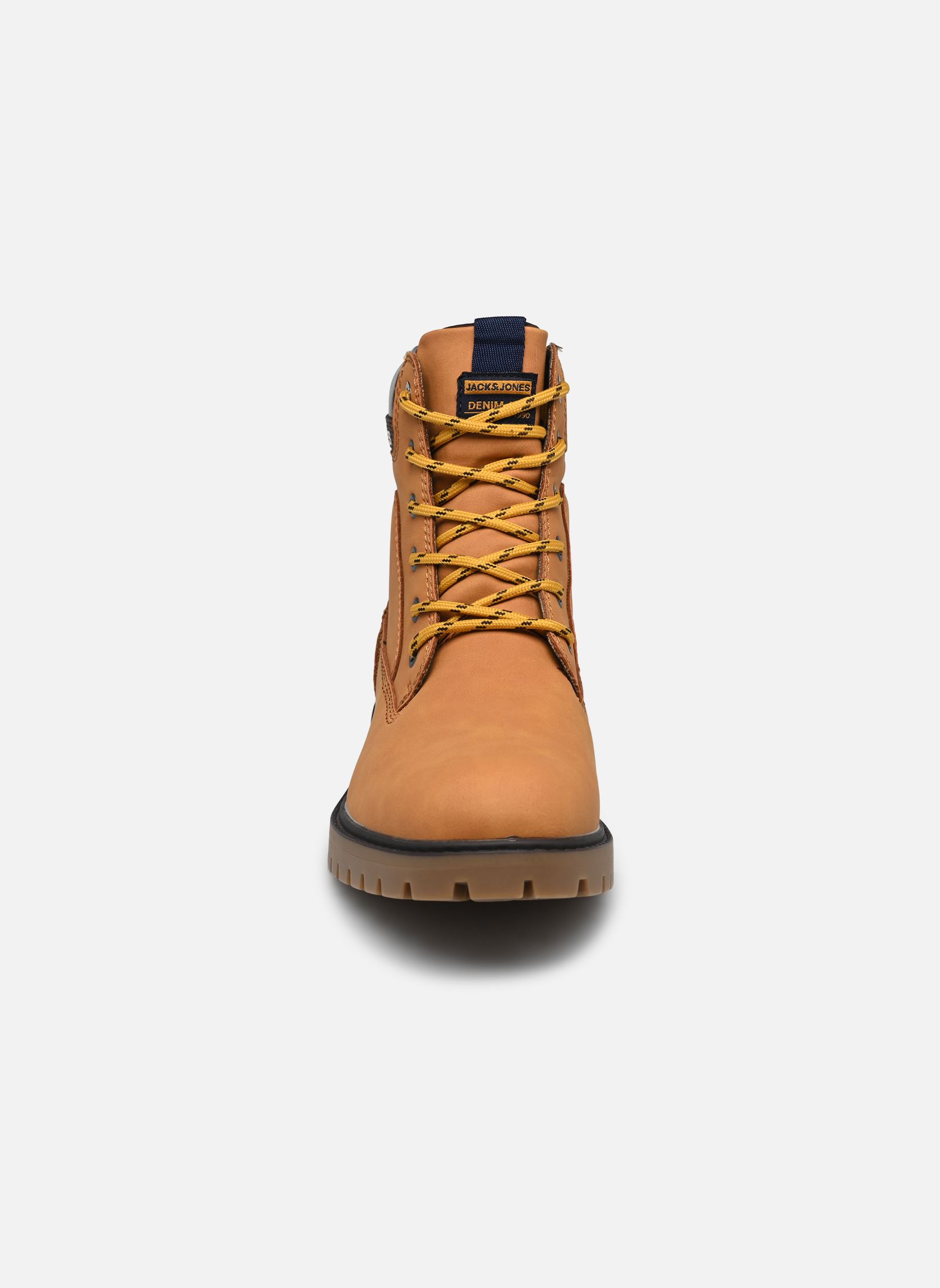 Bottines à lacets JFWFINIUS PU NUBUCK BOOT IT homme marron Jack & Jones Bottines à lacets JFWFINIUS PU NUBUCK BOOT IT homme marron Honey