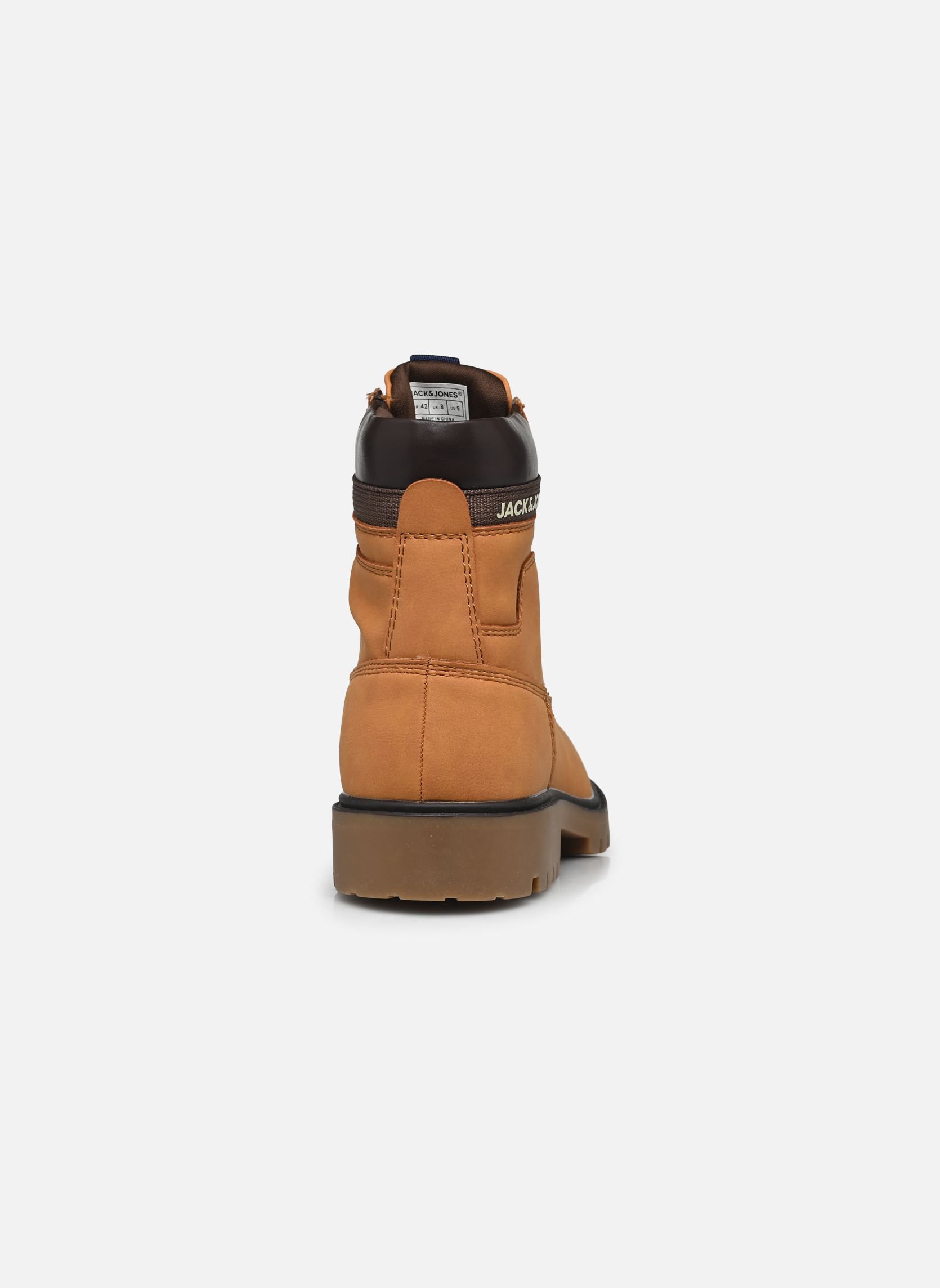 Bottines à lacets JFWFINIUS PU NUBUCK BOOT IT homme marron Jack & Jones Bottines à lacets JFWFINIUS PU NUBUCK BOOT IT homme marron Honey