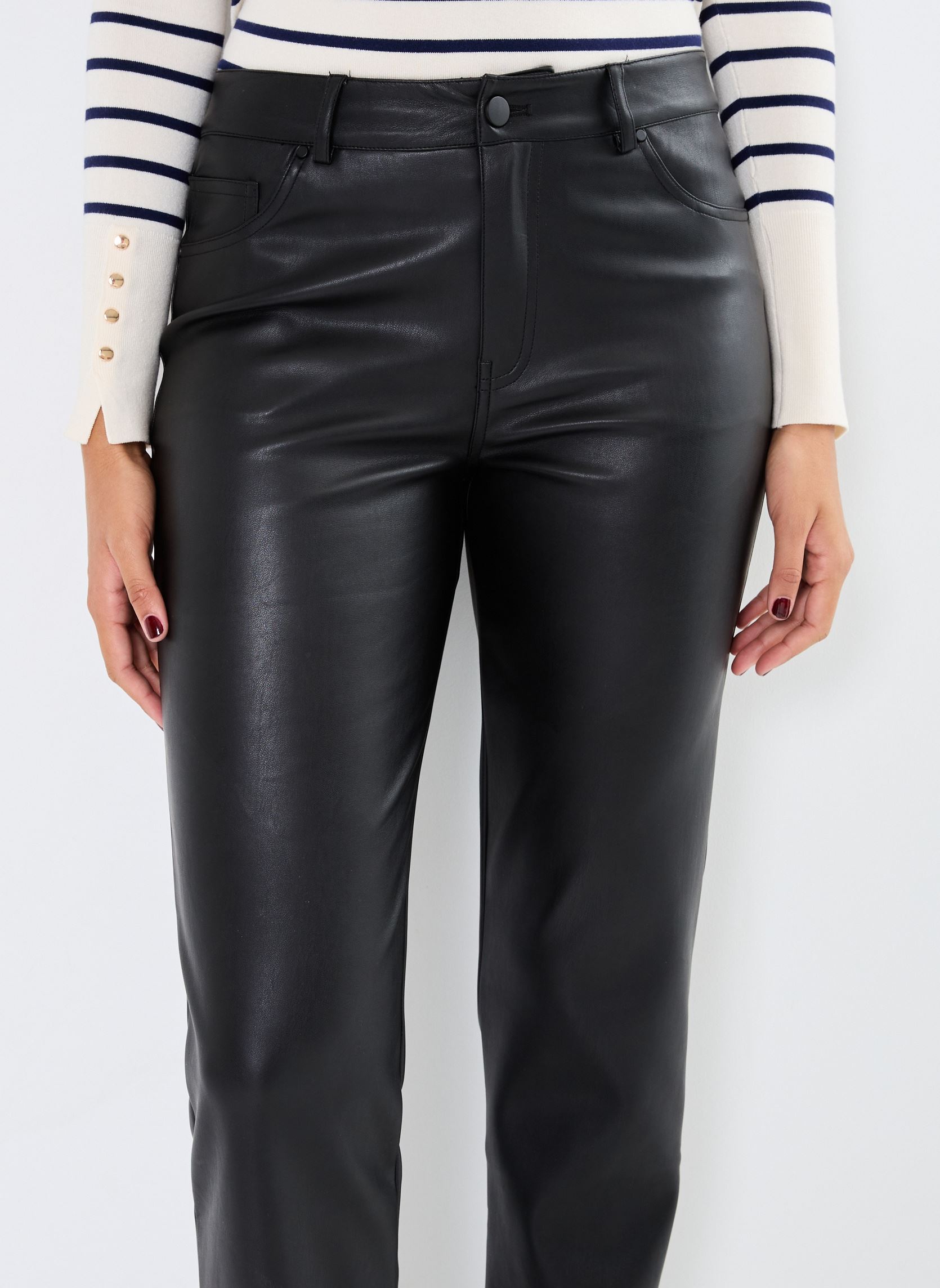 Pantalons droit BYDAFANY PANTS - femme noir B-Young Pantalons droit BYDAFANY PANTS - femme noir BLACK