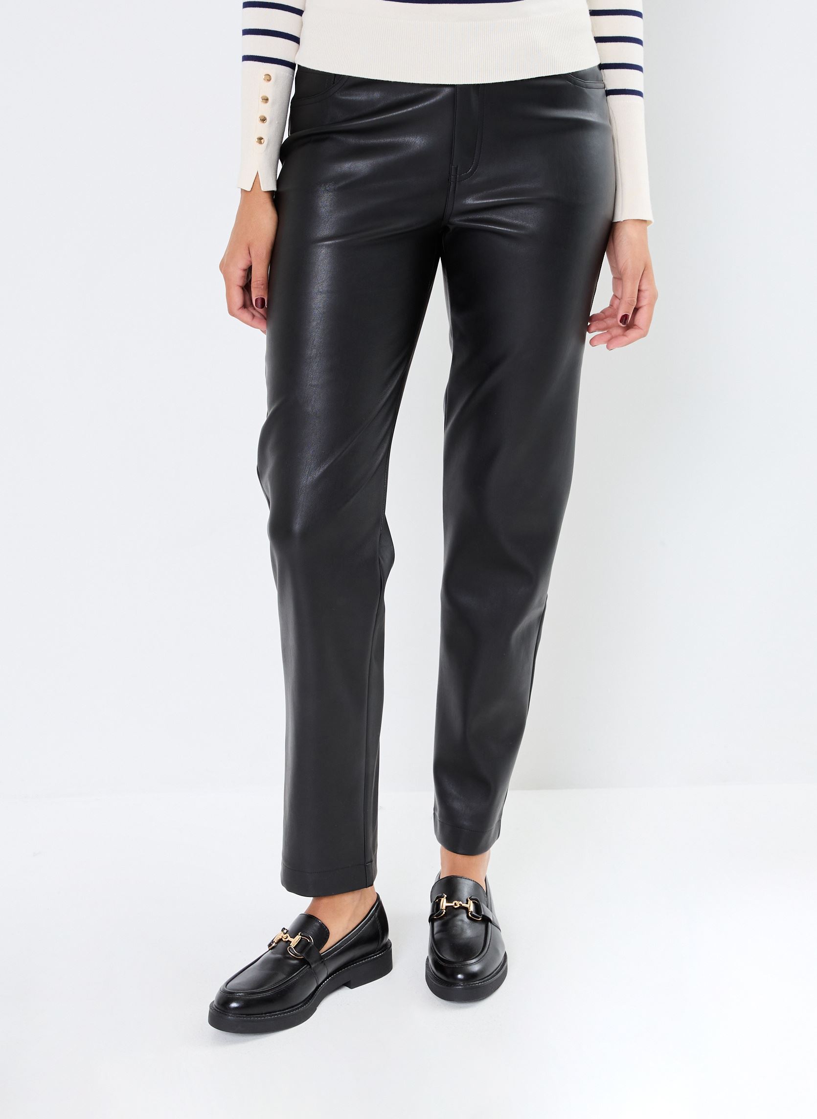 Pantalons droit BYDAFANY PANTS - femme noir B-Young Pantalons droit BYDAFANY PANTS - femme noir BLACK