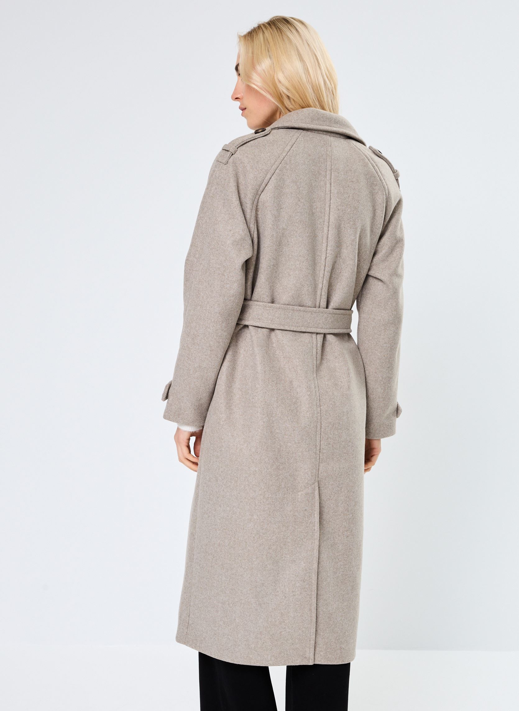 Manteaux BYCILIA TRENCH COAT - femme beige B-Young Manteaux BYCILIA TRENCH COAT - femme beige Sepia Tint Melange
