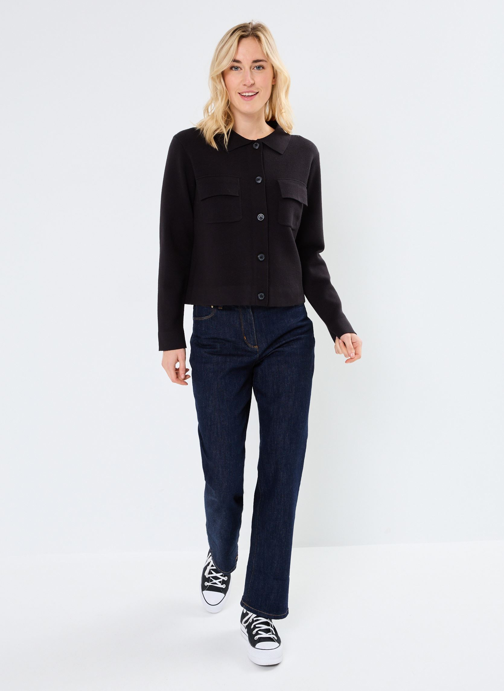 Gilets BYOTARI CARDIGAN - femme noir B-Young Gilets BYOTARI CARDIGAN - femme noir Black