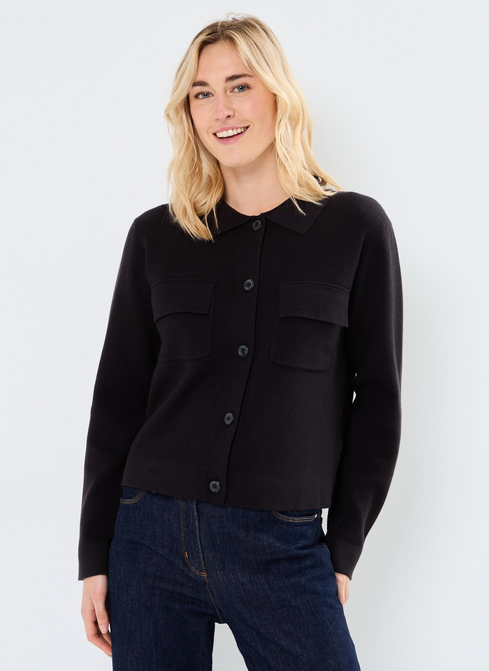 Gilets BYOTARI CARDIGAN - femme noir B-Young Gilets BYOTARI CARDIGAN - femme noir Black