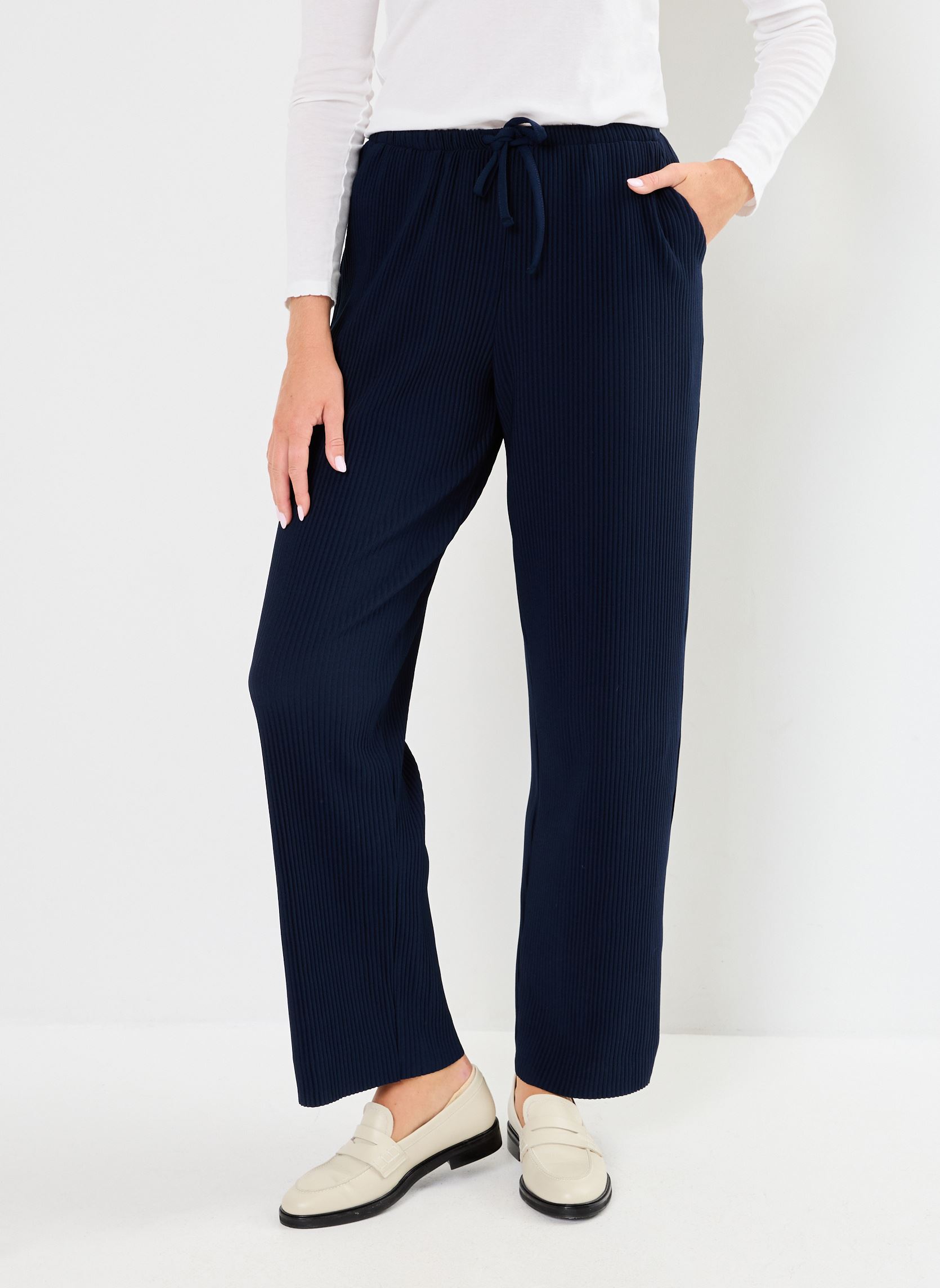Pantaloni dritti BYTRISSA PANTS 2 - donna blu B-Young Pantaloni dritti BYTRISSA PANTS 2 - donna blu NAVY BLAZER