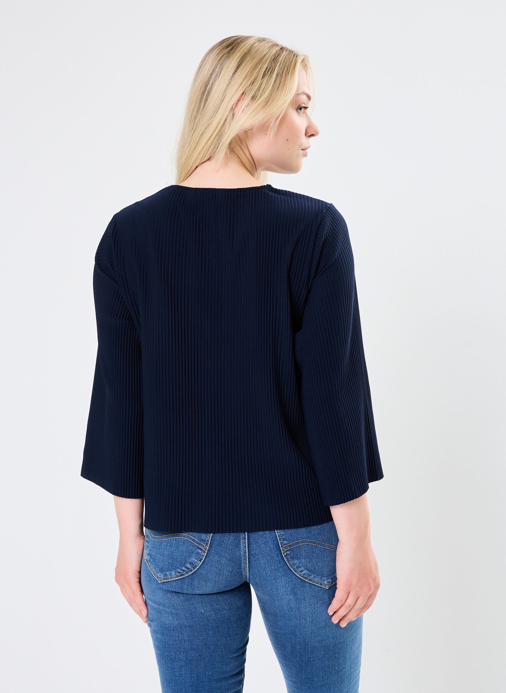 T-shirts met lange mouwen BYTRISSA TSHIRT 2 - dames blauw B-Young T-shirts met lange mouwen BYTRISSA TSHIRT 2 - dames blauw Navy Blazer