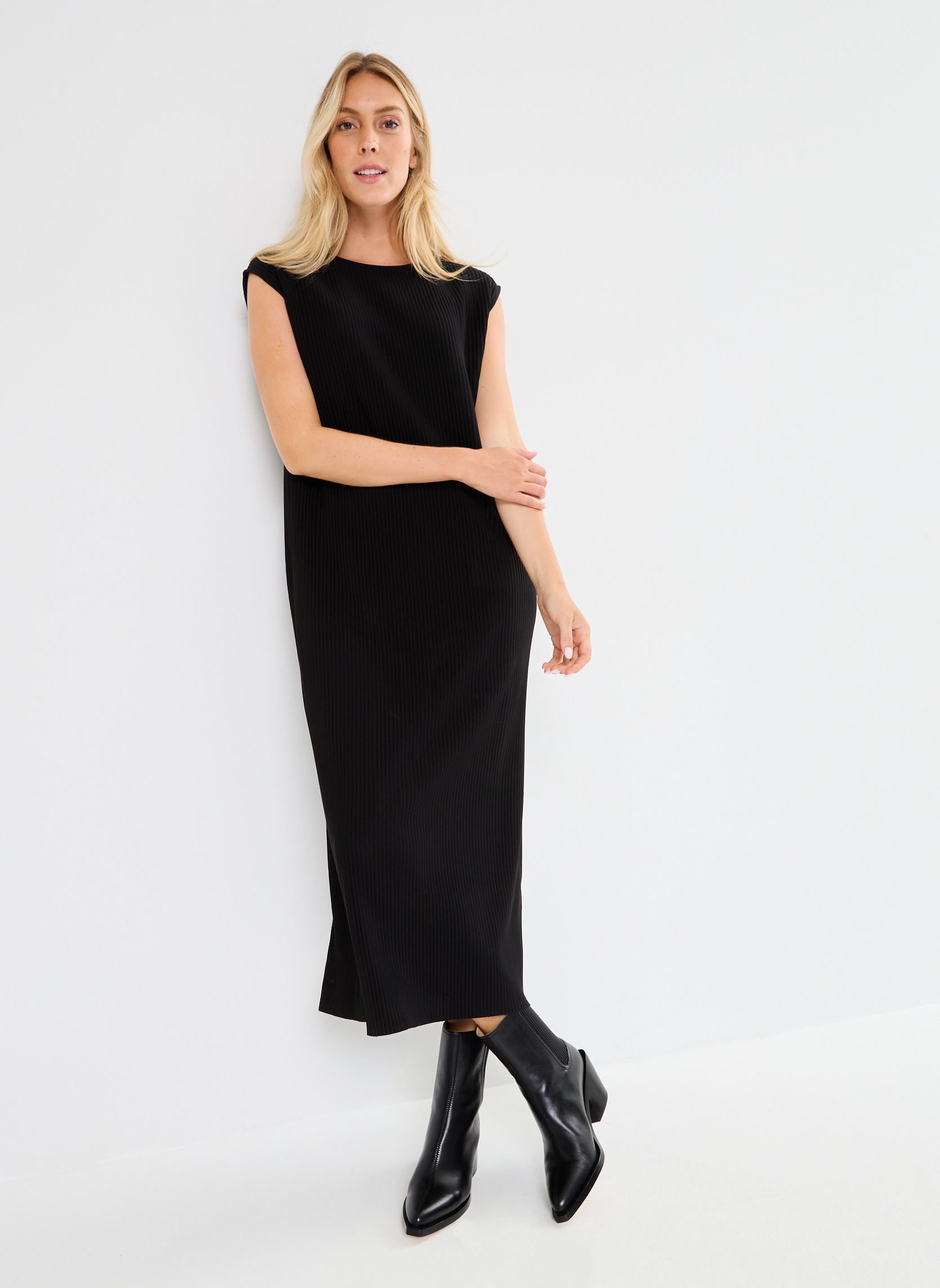 Robes longues BYTRISSA DRESS 2 - femme noir B-Young Robes longues BYTRISSA DRESS 2 - femme noir Black