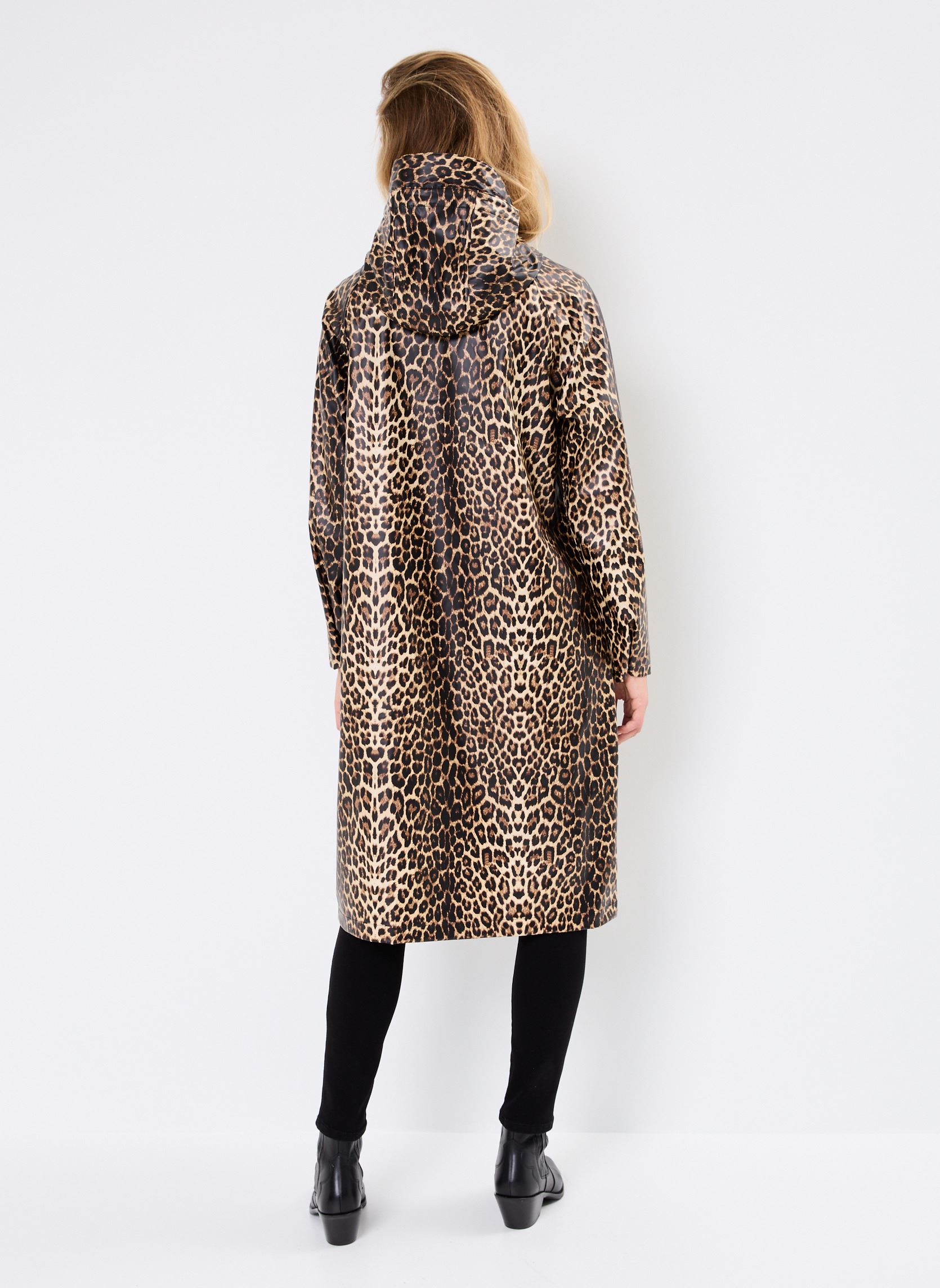 Vestes imperméable BYAVAN ANIMAL COAT - femme noir B-Young Vestes imperméable BYAVAN ANIMAL COAT - femme noir Black Mix