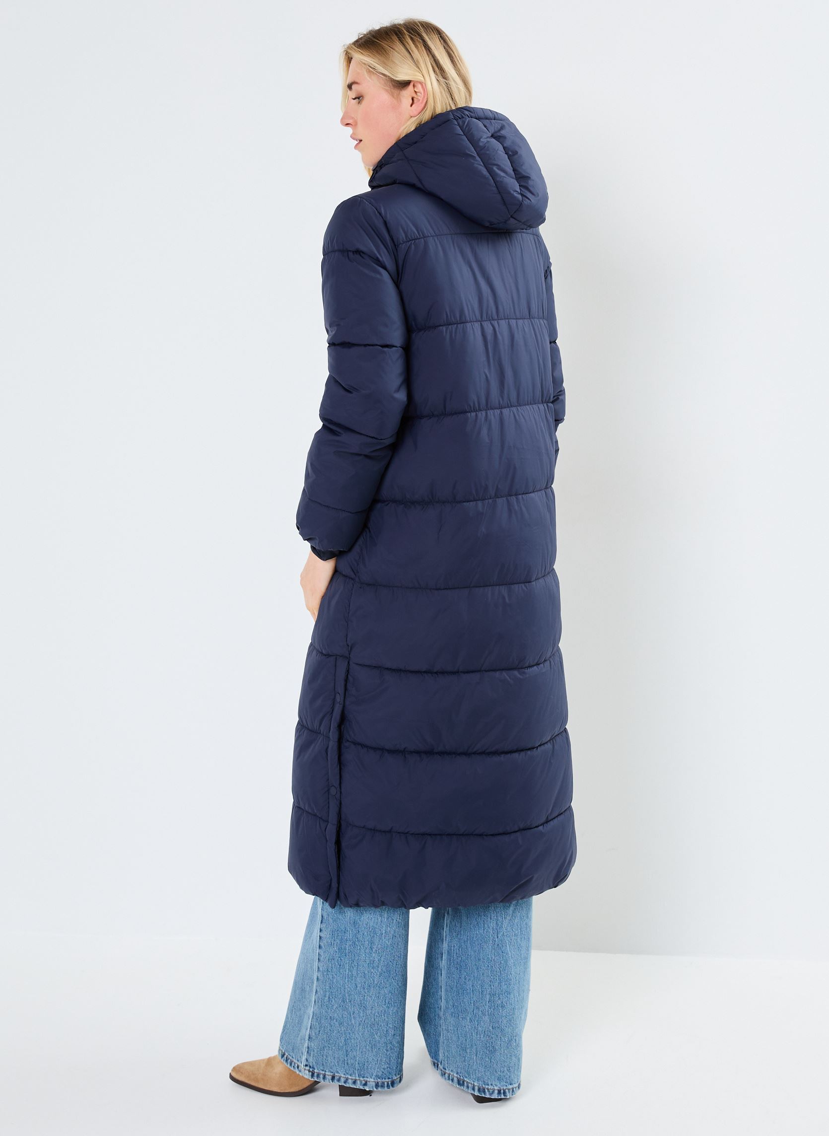 Doudounes BYBOMINA LONG COAT - femme bleu B-Young Doudounes BYBOMINA LONG COAT - femme bleu Navy Blazer