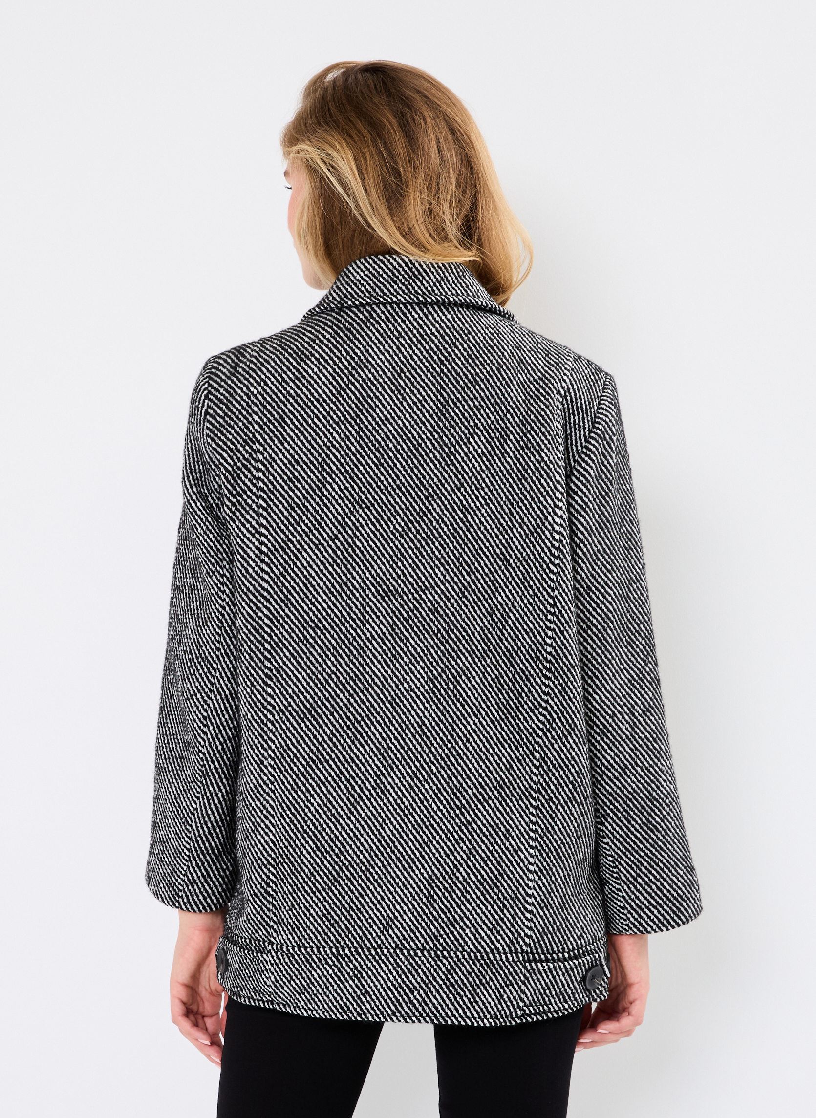 Mantels BYBITTO JACKET - dames zwart B-Young Mantels BYBITTO JACKET - dames zwart Black Mix