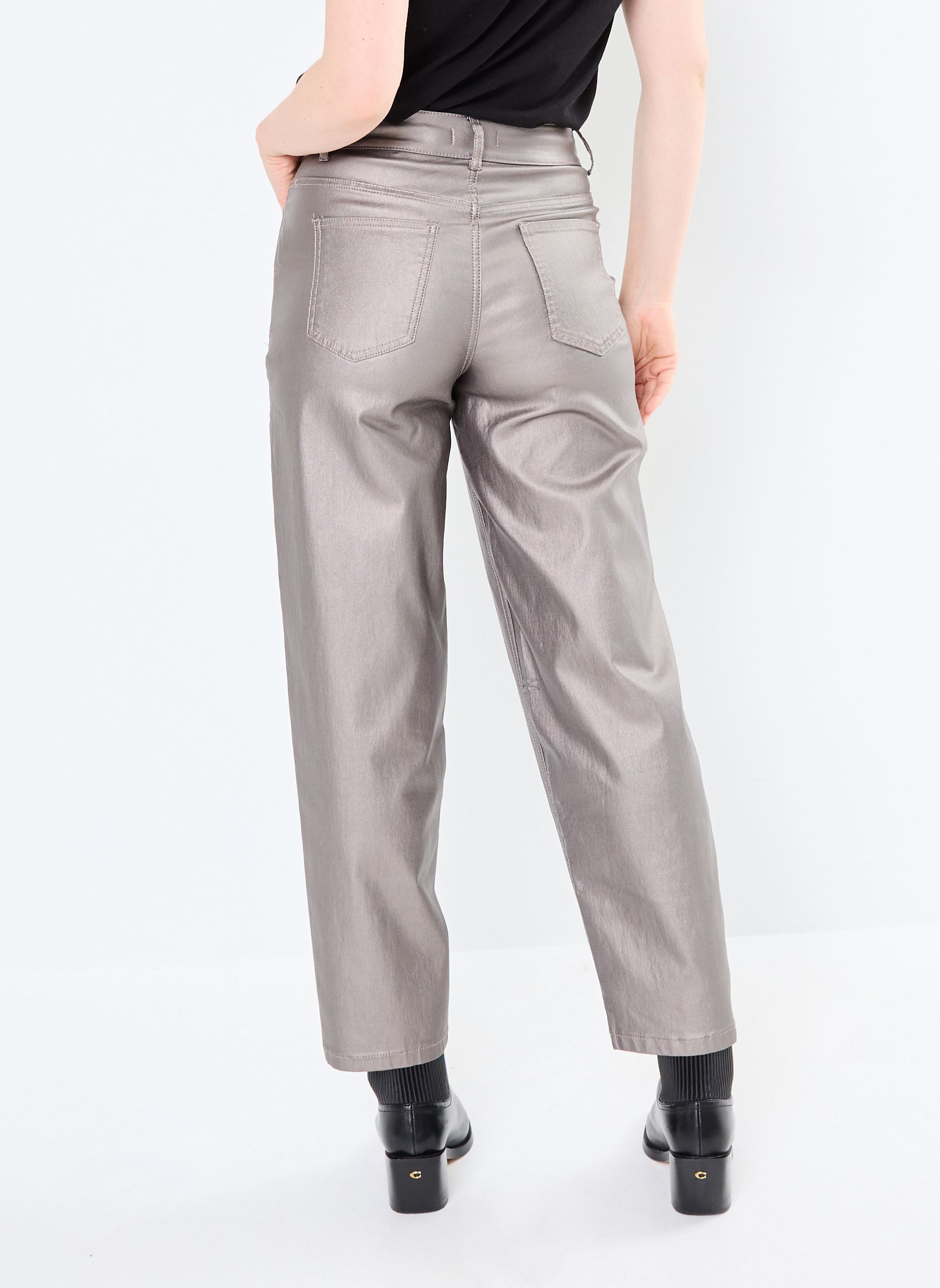 Pantaloni larghi BYKIKO CURVED PANTS - donna rosa B-Young Pantaloni larghi BYKIKO CURVED PANTS - donna rosa Rose Metal