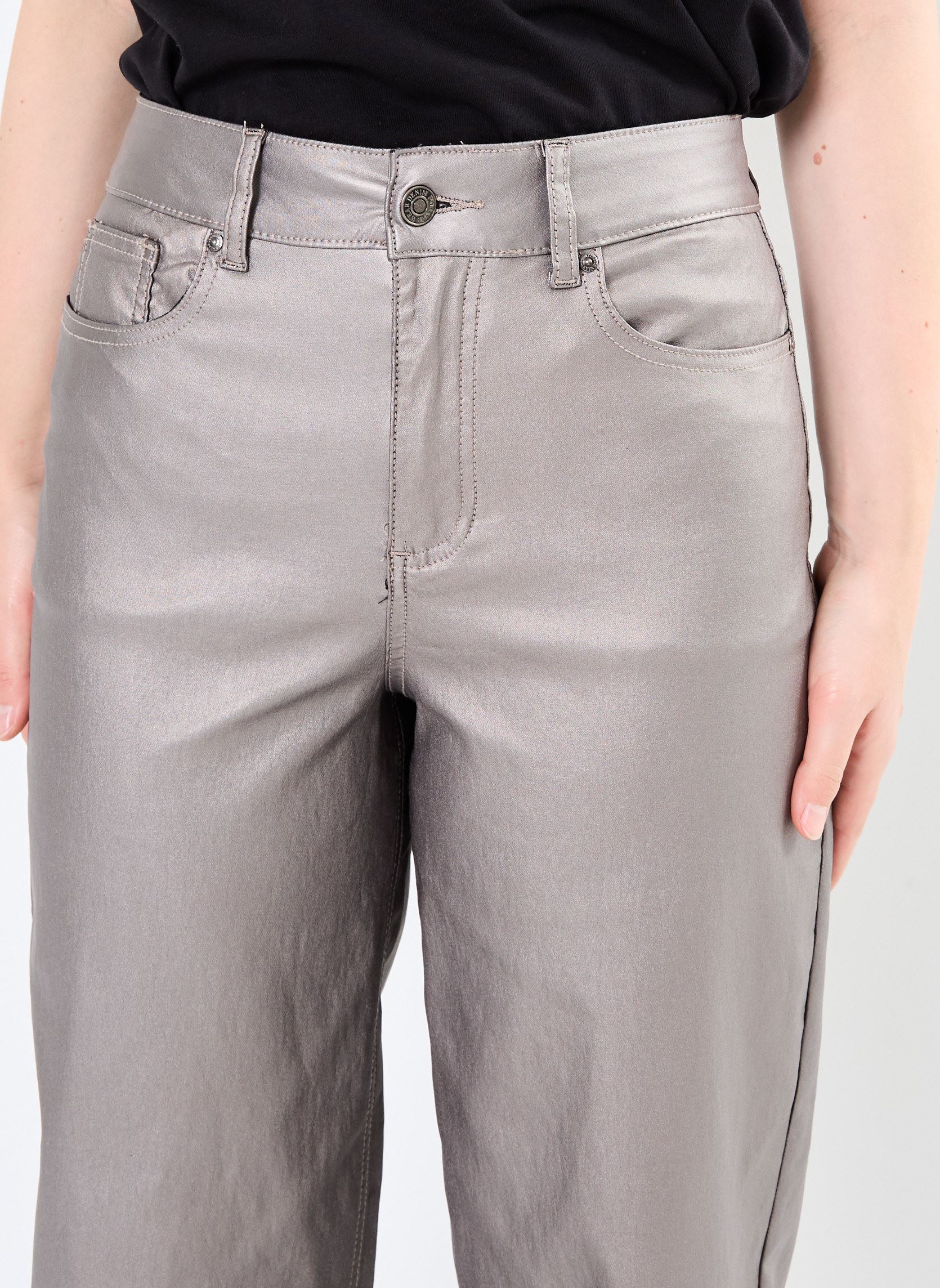 Pantaloni larghi BYKIKO CURVED PANTS - donna rosa B-Young Pantaloni larghi BYKIKO CURVED PANTS - donna rosa Rose Metal