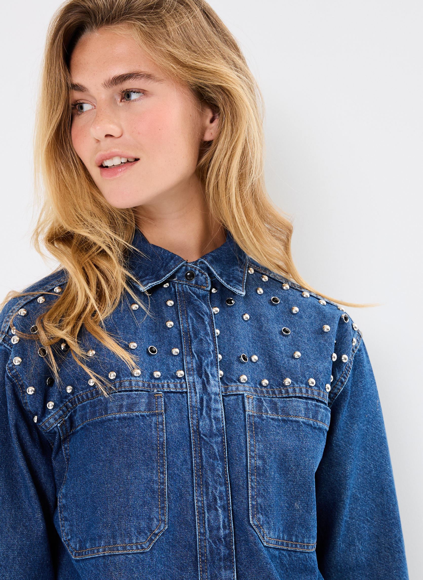 Camicie a maniche lunghe BYKAPUCA SHIRT - donna blu B-Young Camicie a maniche lunghe BYKAPUCA SHIRT - donna blu Mid Blue Denim